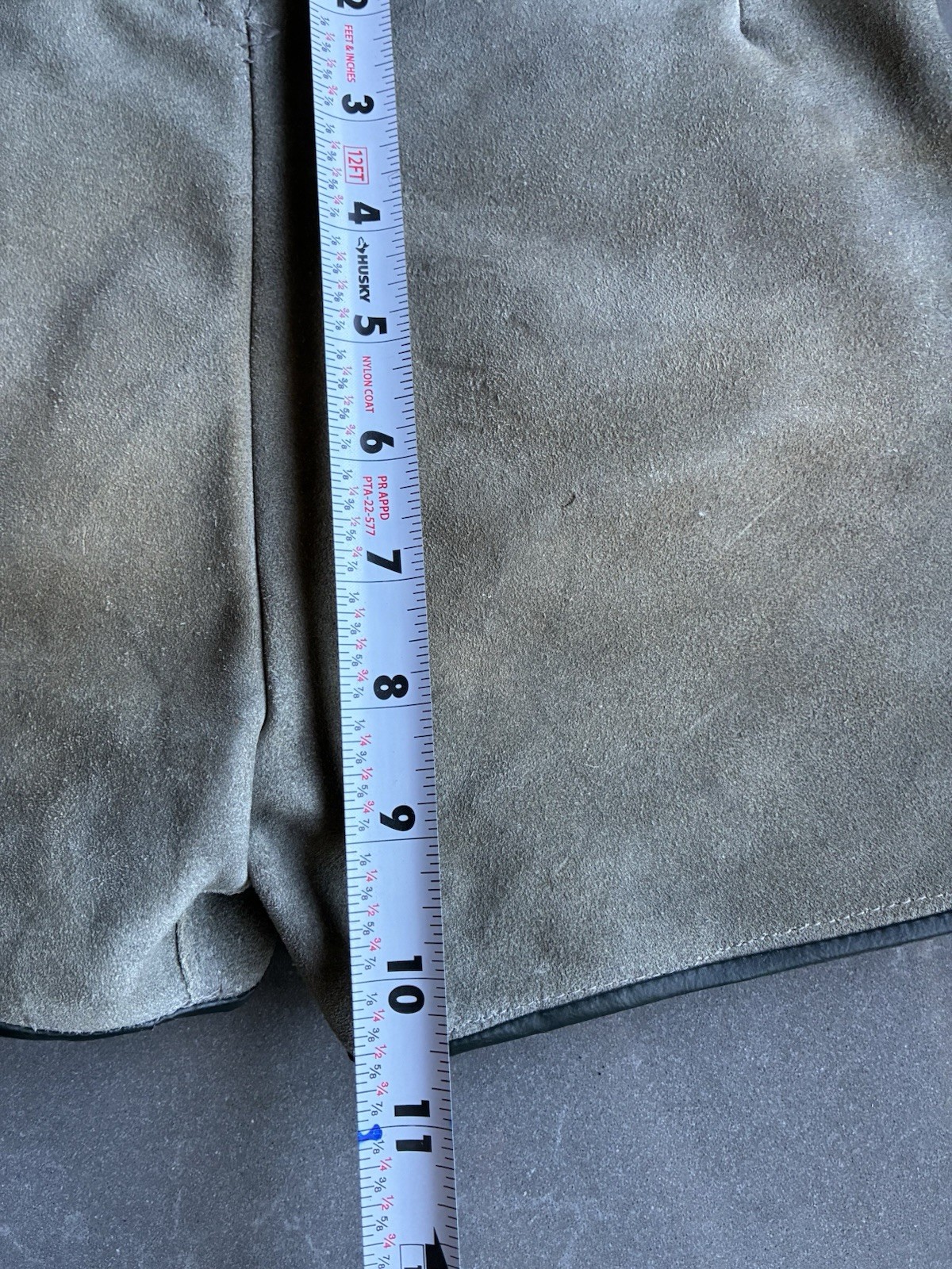 Vintage Lederhosen Authentic Suede Leather German Shorts Boys / Child SM 22″
