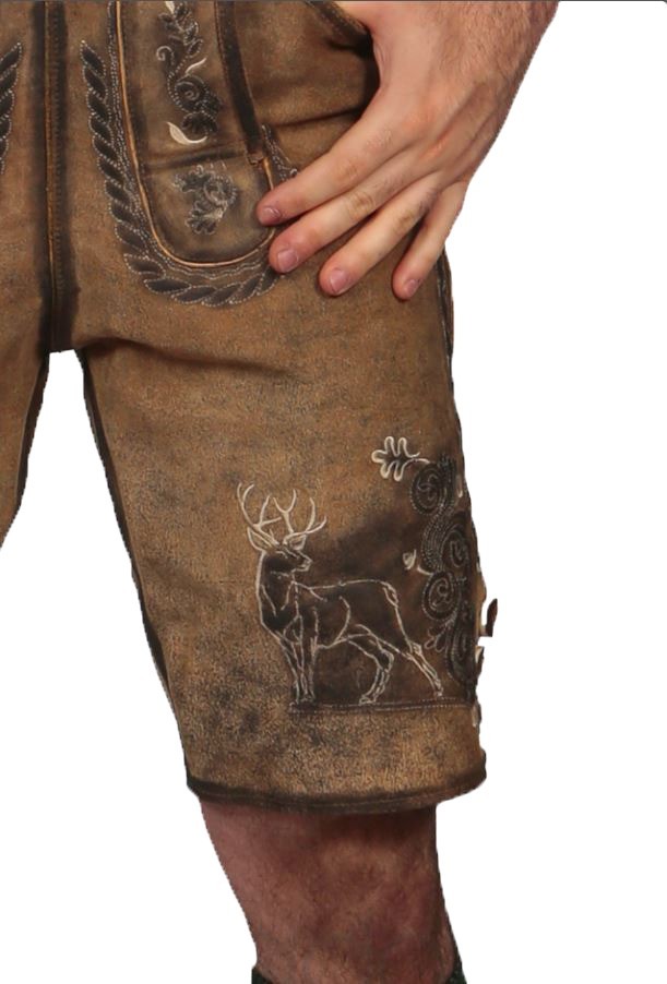 German Bavarian Authentic Lederhosen Oktoberfest Lederhosen Shoes & Socks Outfit