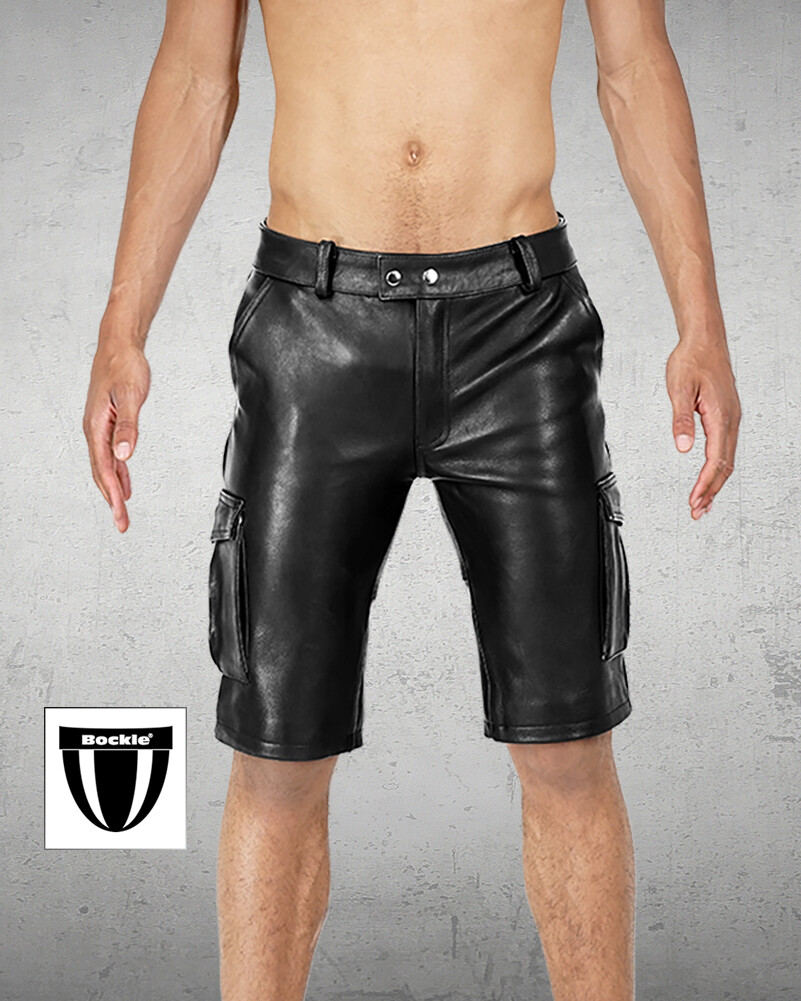 Bockle® BoB Cargo Leather Shorts Short Leather Pants Men’s Thick Leather BOCKLEDER.DE