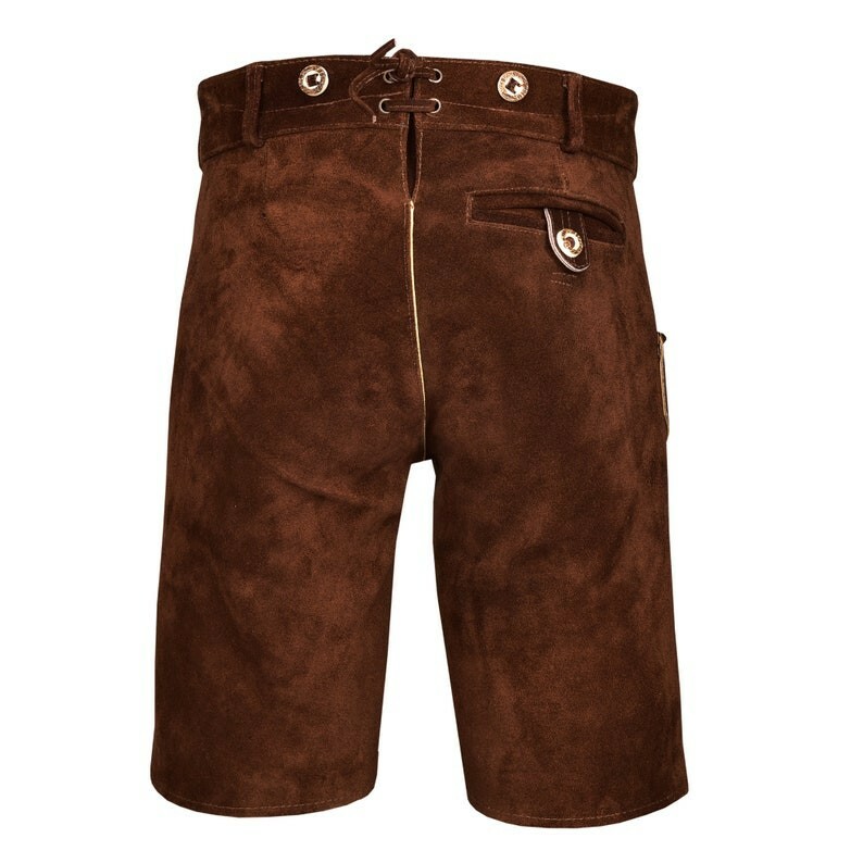 BAVARIA TRACHTEN Lederhosen Men Genuine Leather Authentic German  Size 60