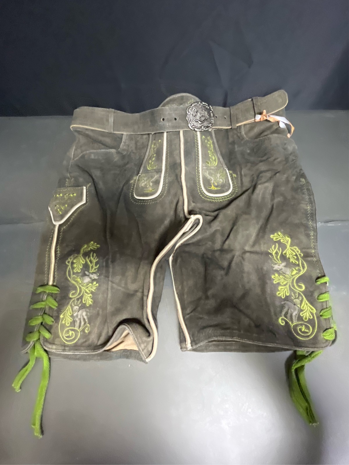 Authentic Lederhosen Men Shorts – Oktoberfest Outfits Men- German Lederhosen M 2