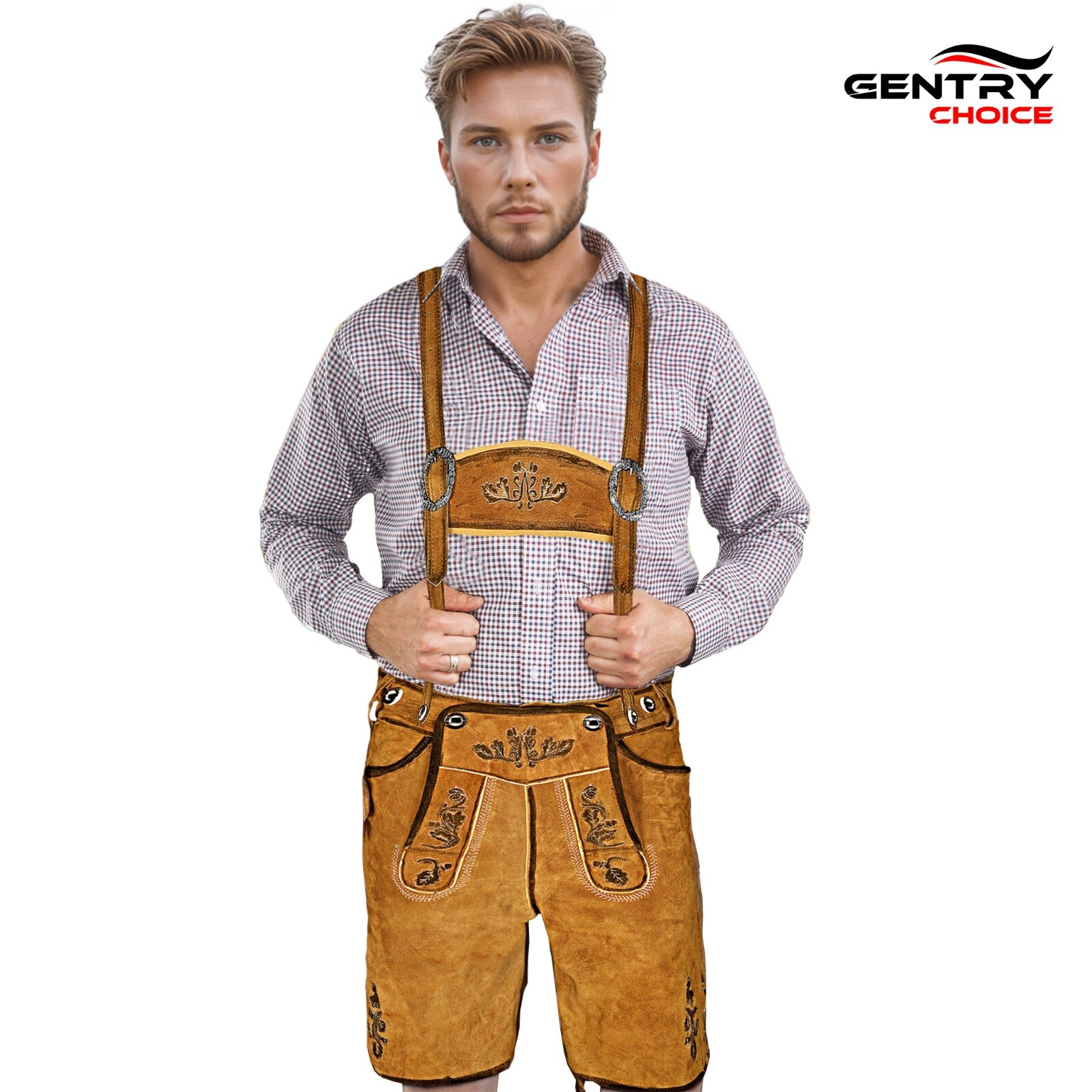 Suede Leather Lederhosen Schwann Germen Clothings Bavarian Oktoberfest Costumes