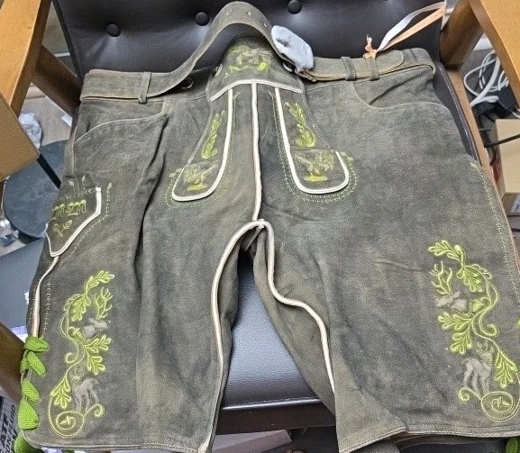 Authentic Lederhosen Men Shorts – Oktoberfest Outfits Men- German Lederhosen M 2