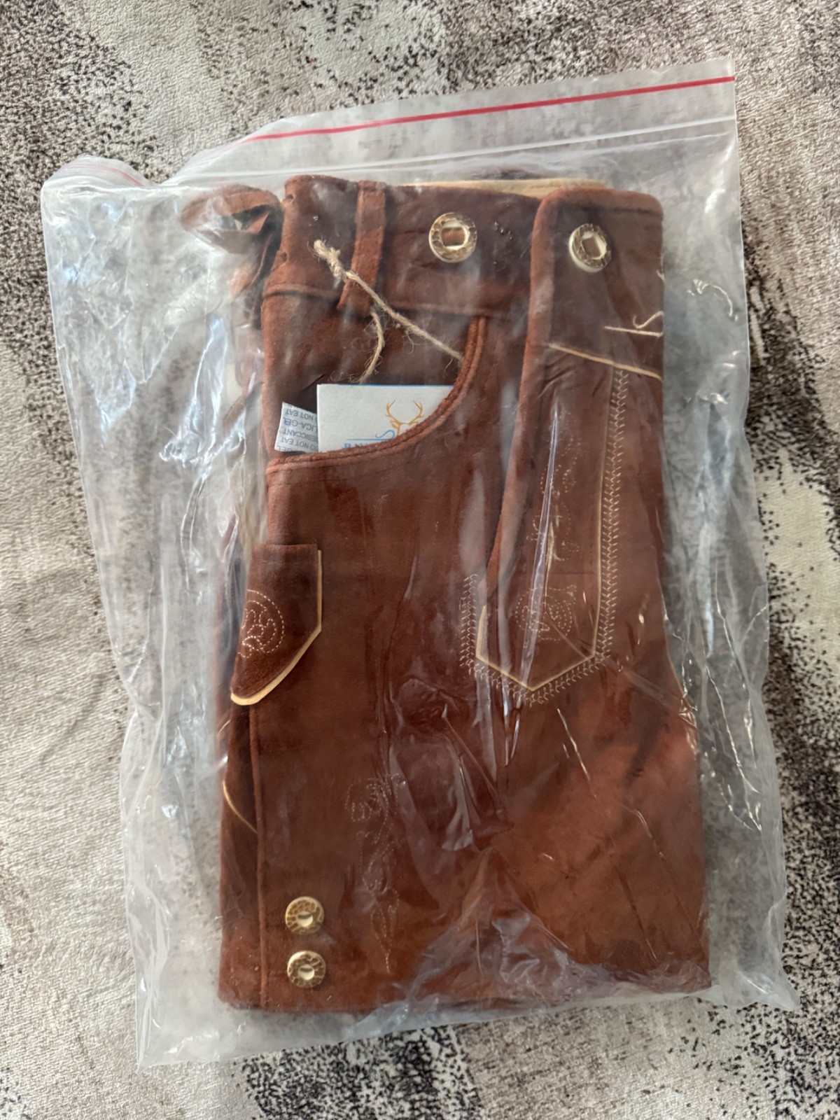 German Bavarian Lederhosen Shorts Childs size 11-14 / 146-164