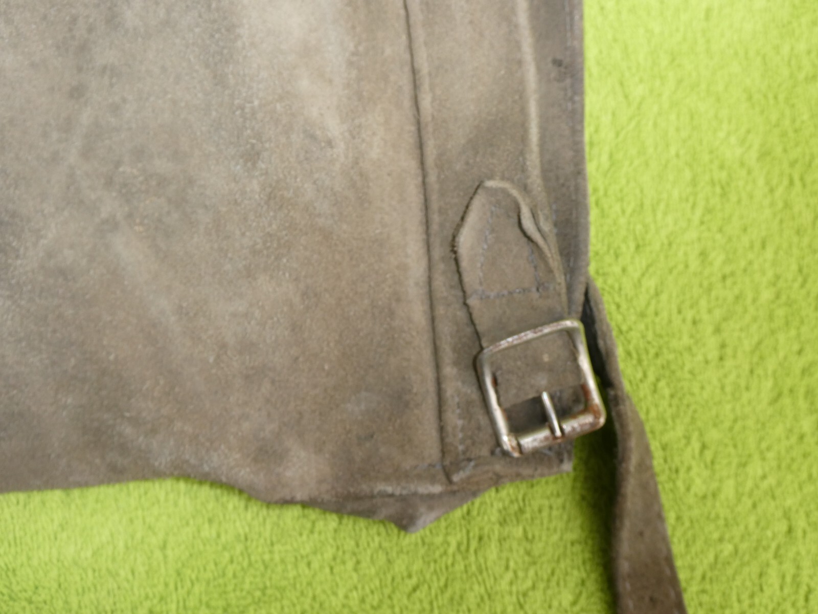 Old children’s costume leather pants knee band leather pants No. 91