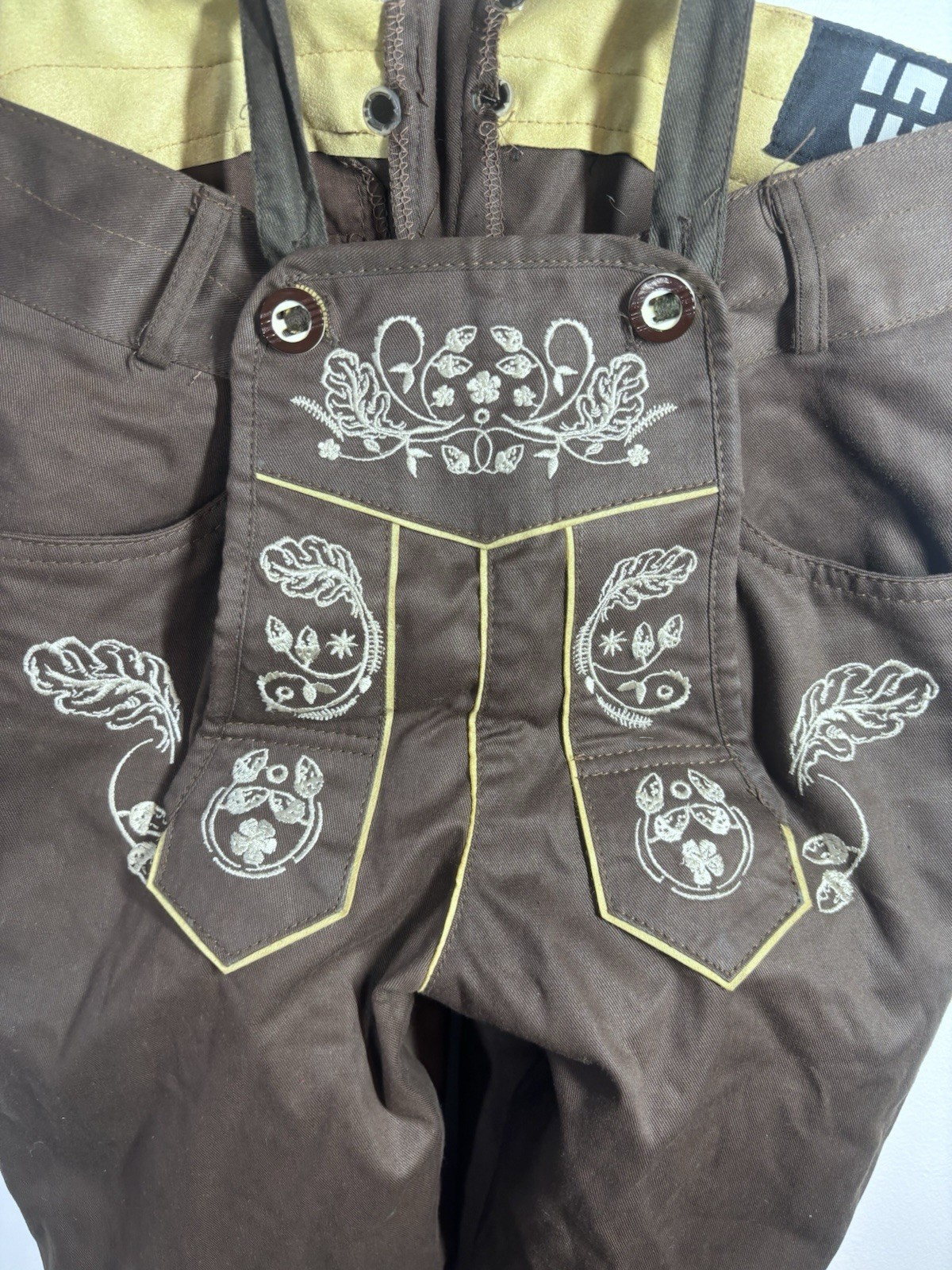 Bavarian Long Mens Bundhosen Oktoberfest Outfit