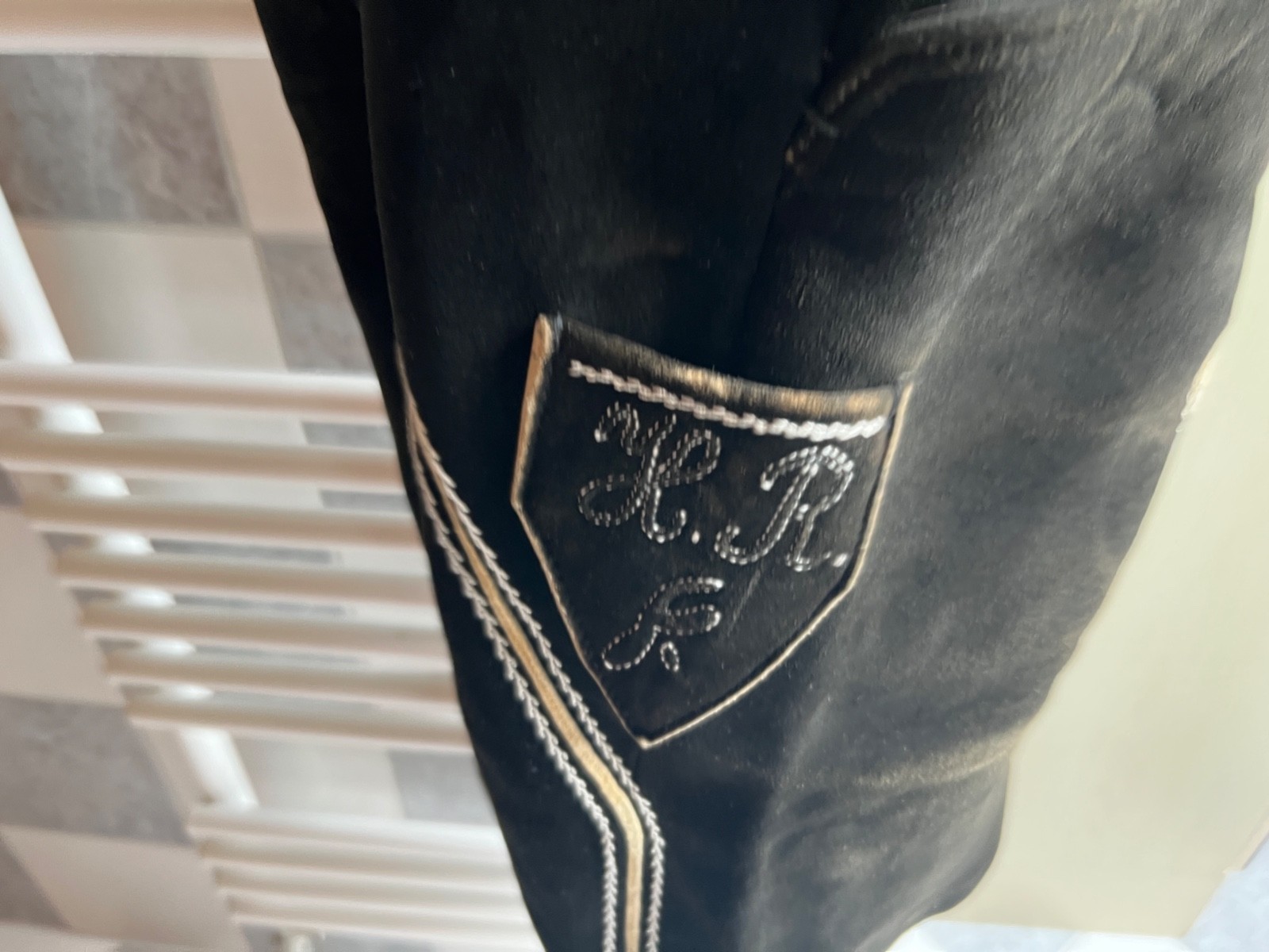 Genuine Bavarian Traditions Deerskin Trousers Lederhosen Hand Embroidered Oktoberfest