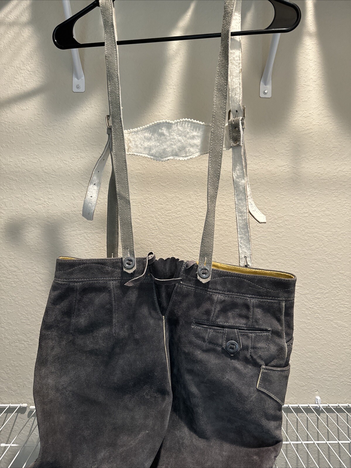 Rare LondenFrey Children’s Lederhosen Authentic Austrian Wool And Goatskin