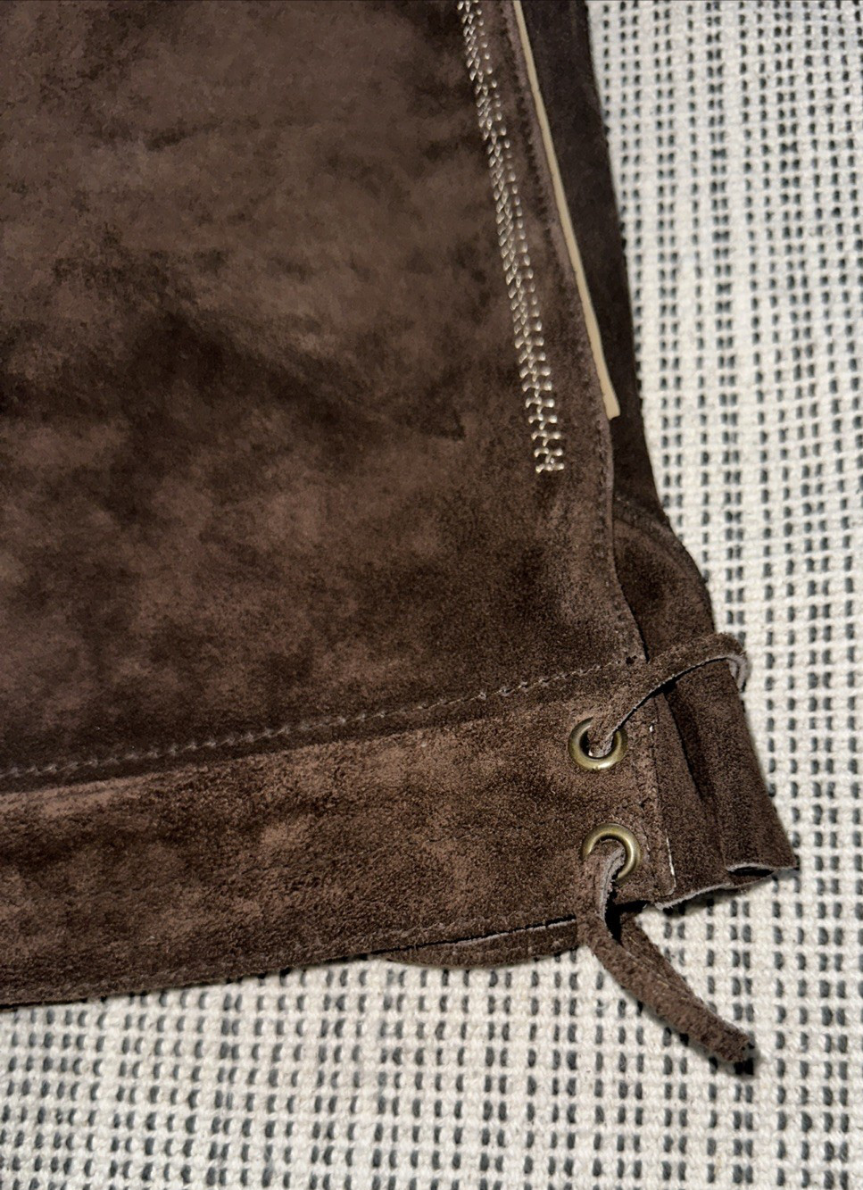 Lederhosen4U Brown Suede German Lederhosen Hans Size 52 New