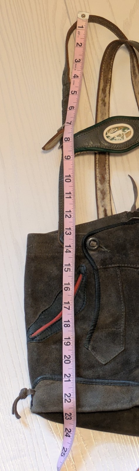 Children’s Lederhosen And Suspenders Leather/Suede Octoberfest German, Read Desc