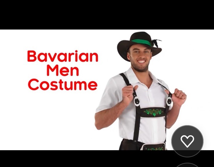 Mens Oktoberfest LG Bavarian Lederhosen Beer Fest Bavarian German 3 PC