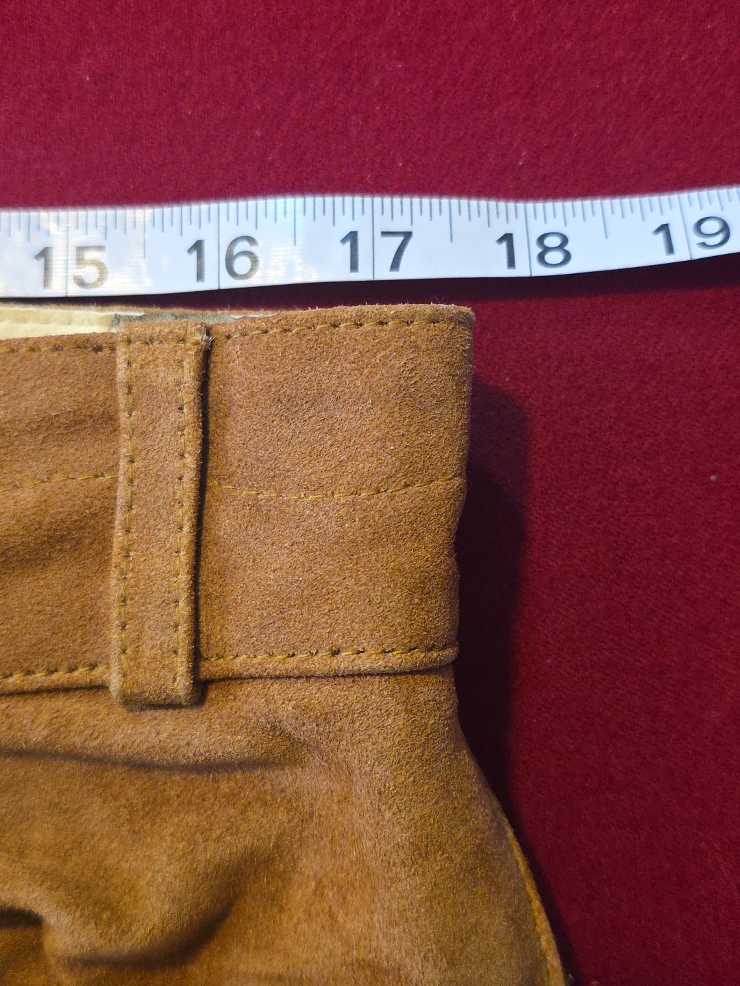 Otto Almbock Lederhosen Pants Men’s 35 Eu50 Suede German Oktoberfest Embroidered