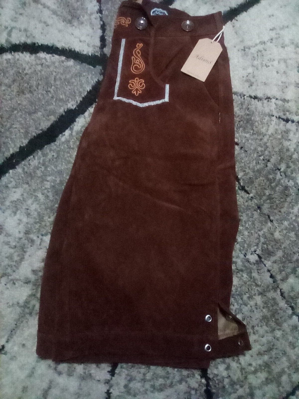 Adisno German Designed Lederhosen Pants Size S Brand New Perfect for Oktoberfest