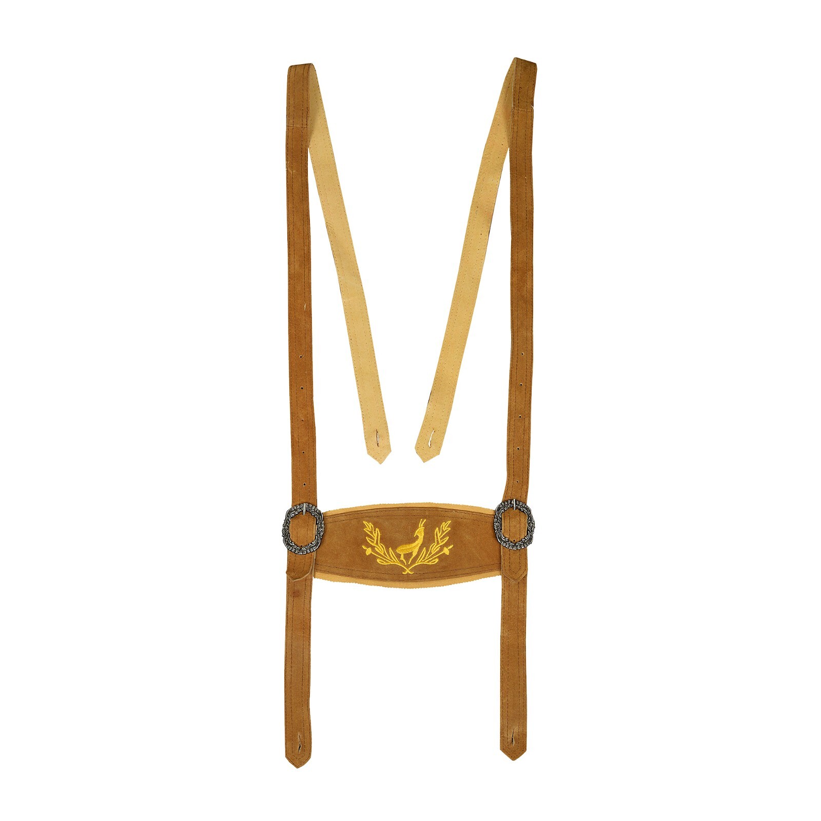 Mens Suede Leather Lederhosen Nowitzki Oktoberfest Bavarian Men Trachten Outfit