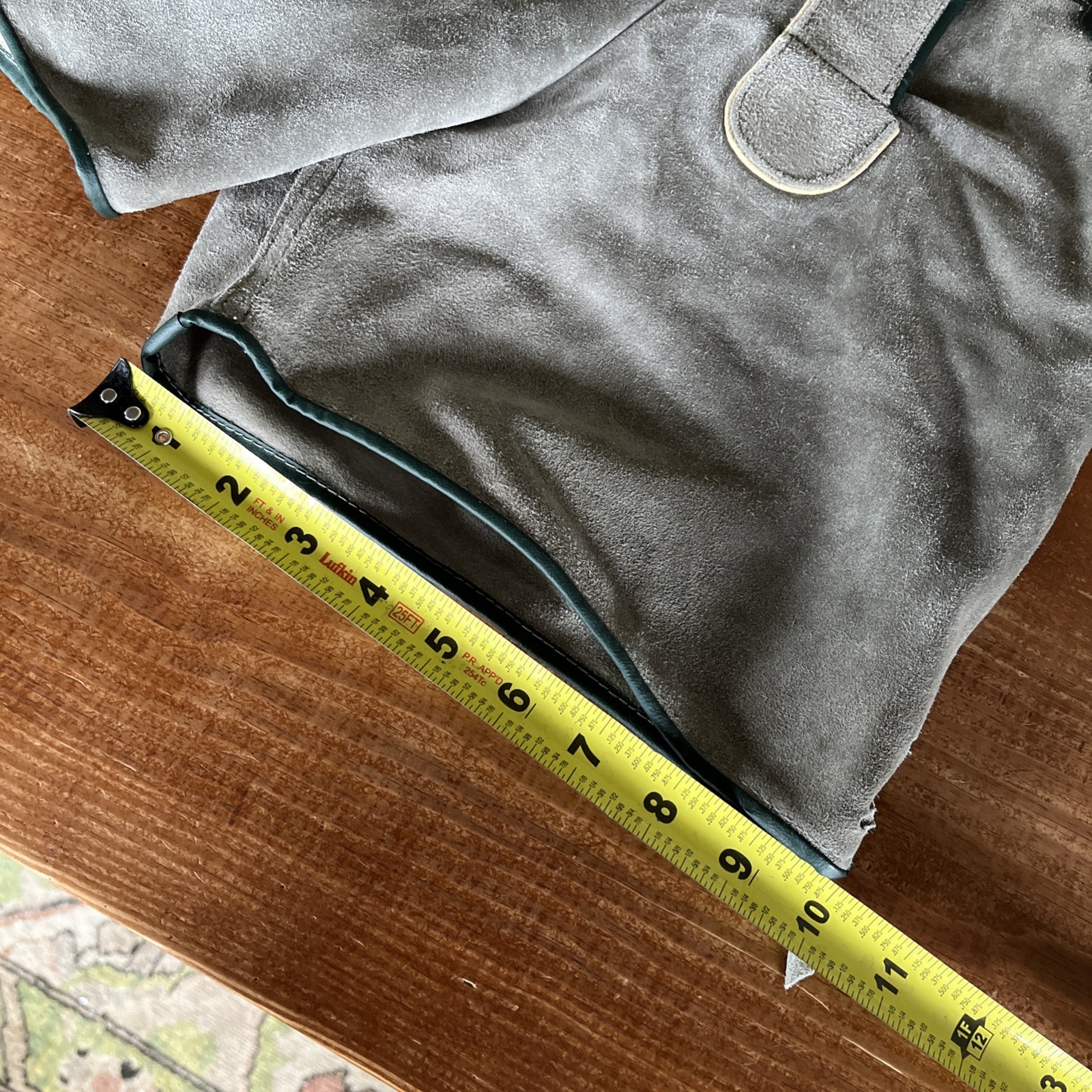 Vintage German Lederhosen Genuine Grey Suede Shorts Oktoberfest 29” Waist