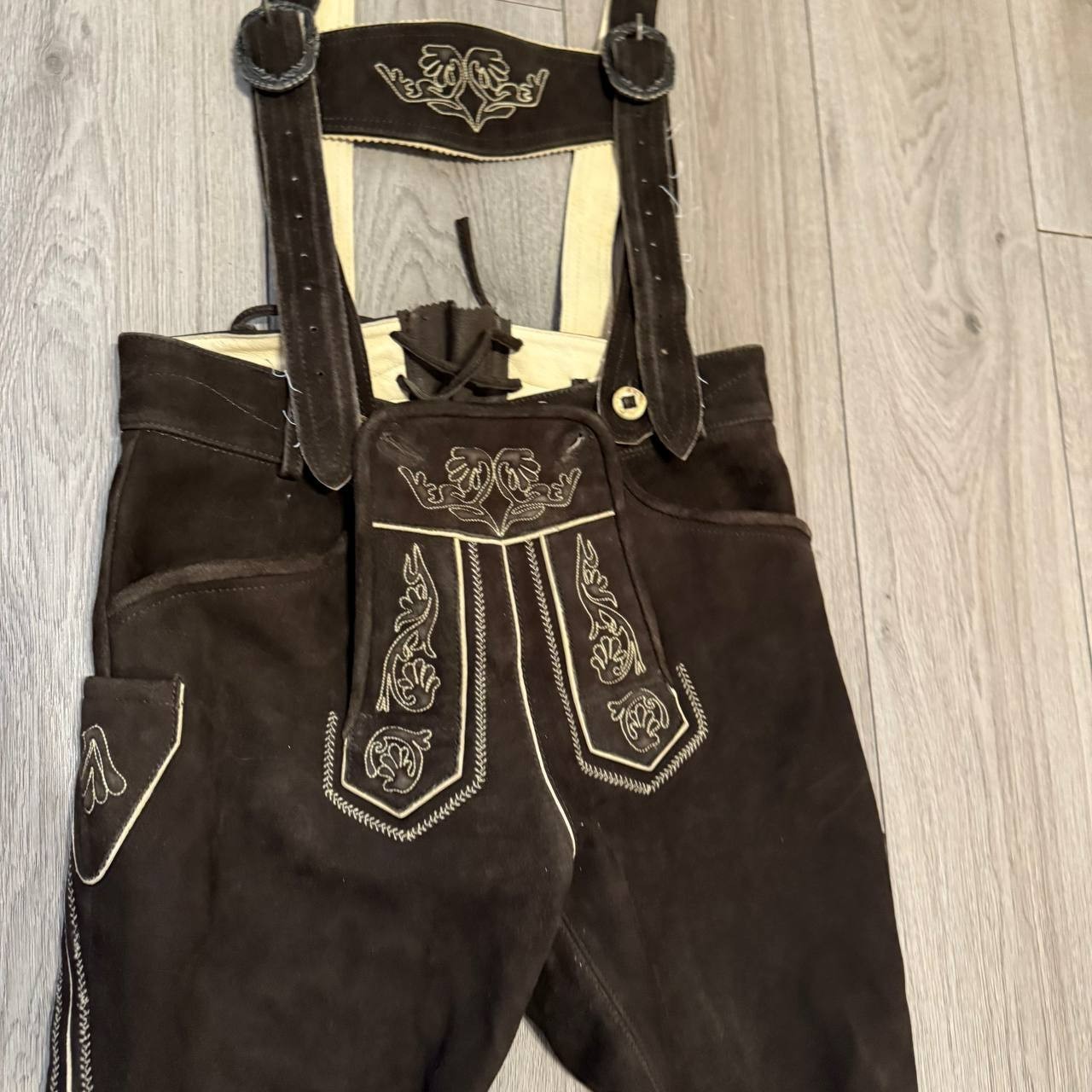 Kruger Buam Men’s Lederhosen Germany Traditional Model 910