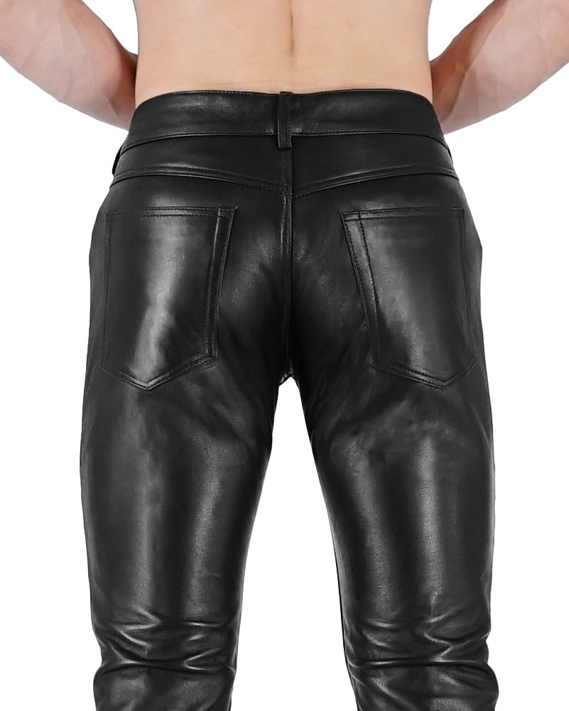 Bockle ® 3 BoB leather pants leather pants leather jeans men’s real leather Bockleder.de