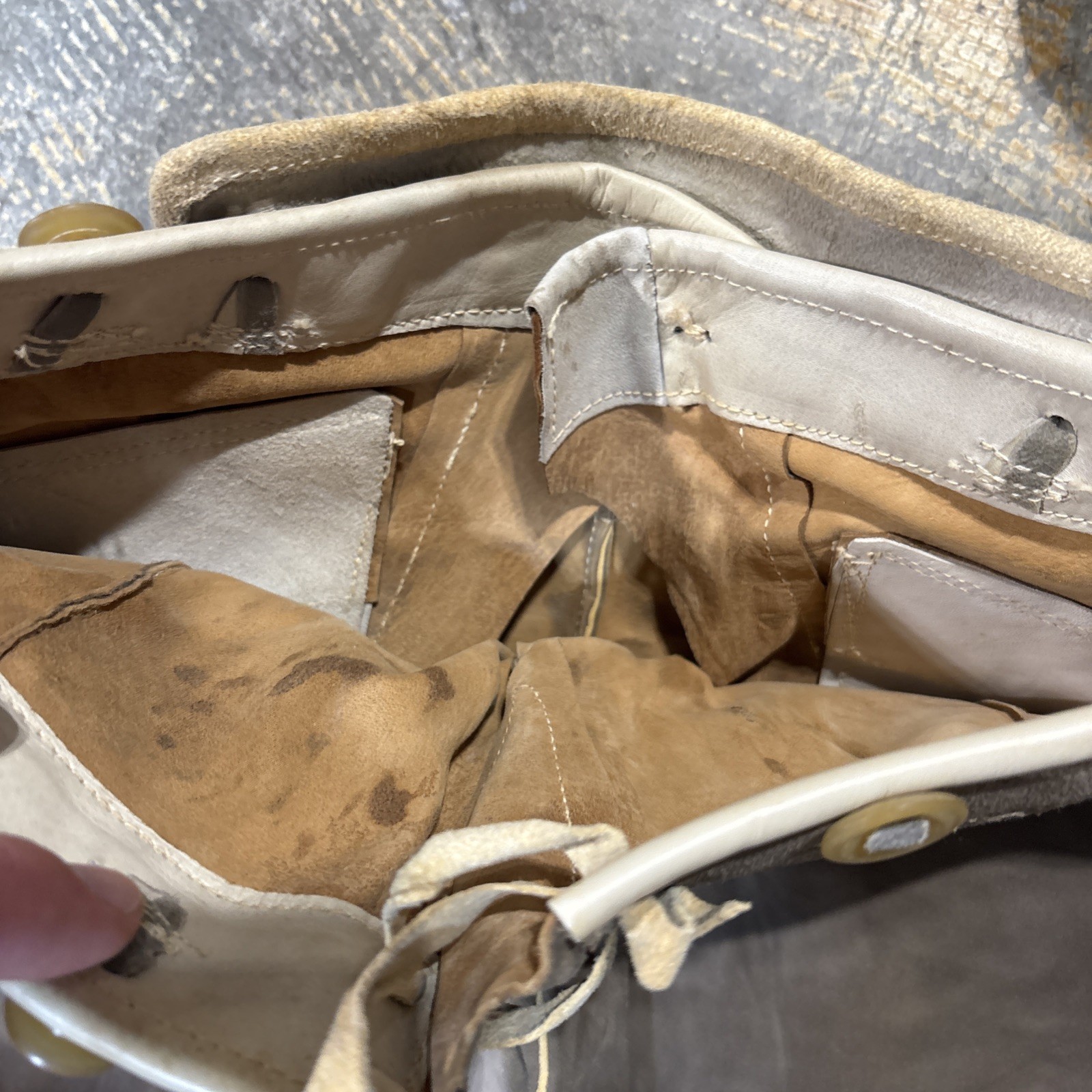 Vintage Pair of Pre Owned Lederhosen Distressed Look