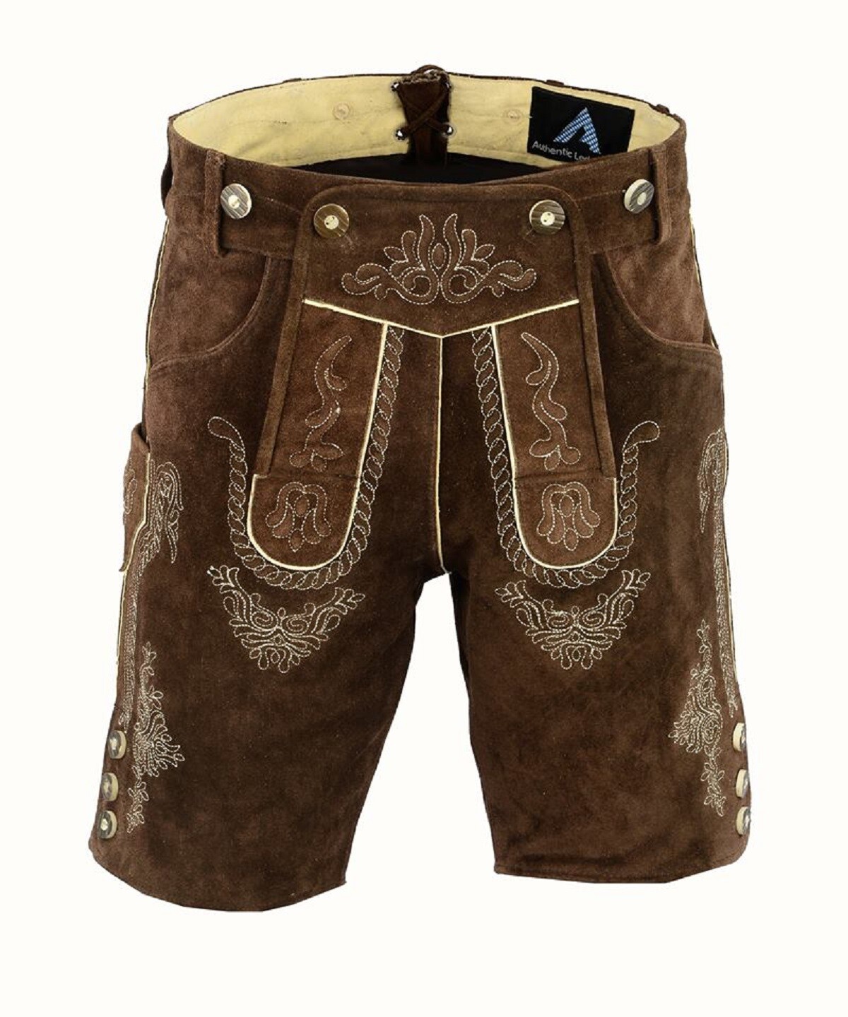 BAVARIAN TRACHTEN MEN WEAR OKTOBERFEST SHORTS LEDERHOSEN SHORTS 30″ TO 42″ SIZE