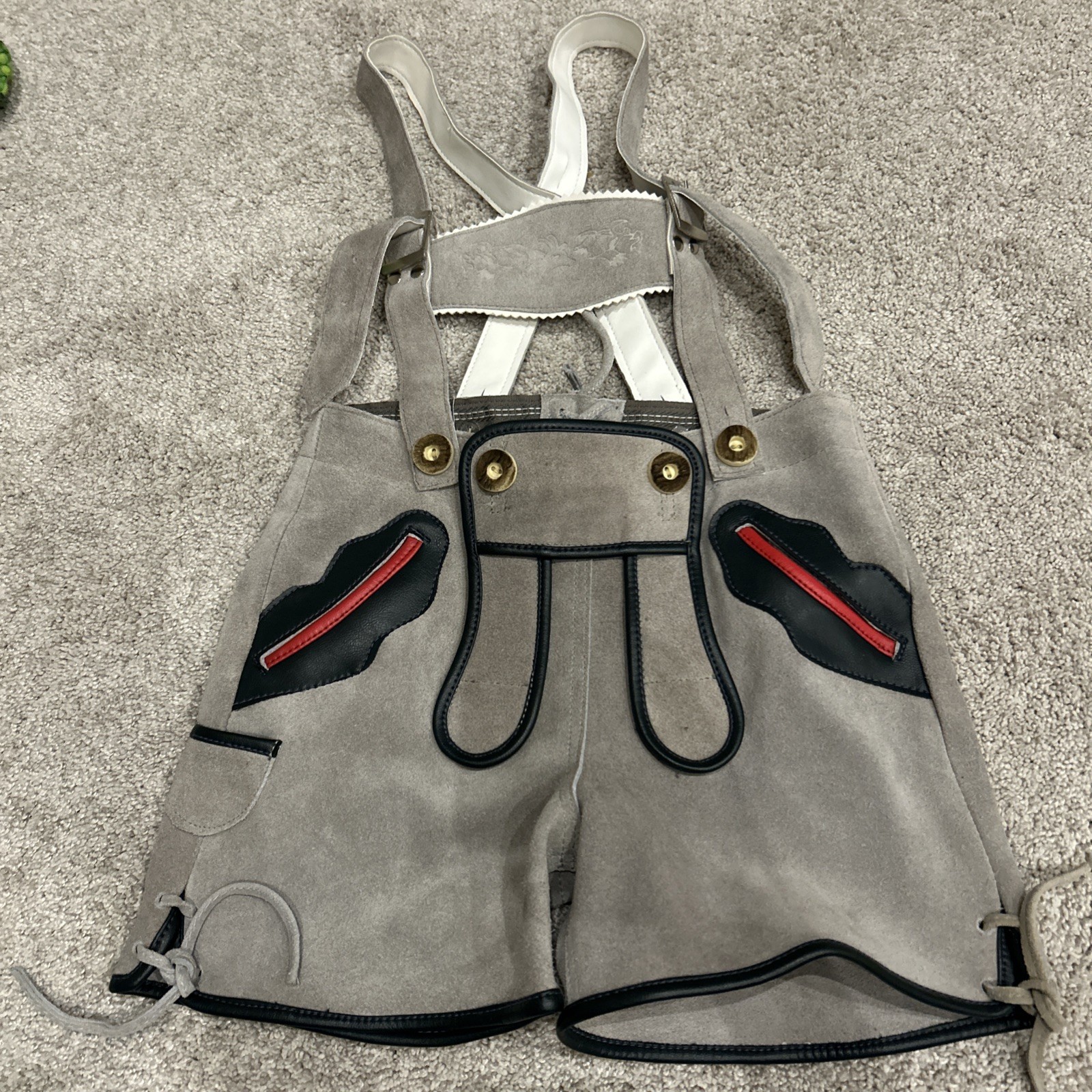 German Lederhosen Child’s Genuine Leather Size 116