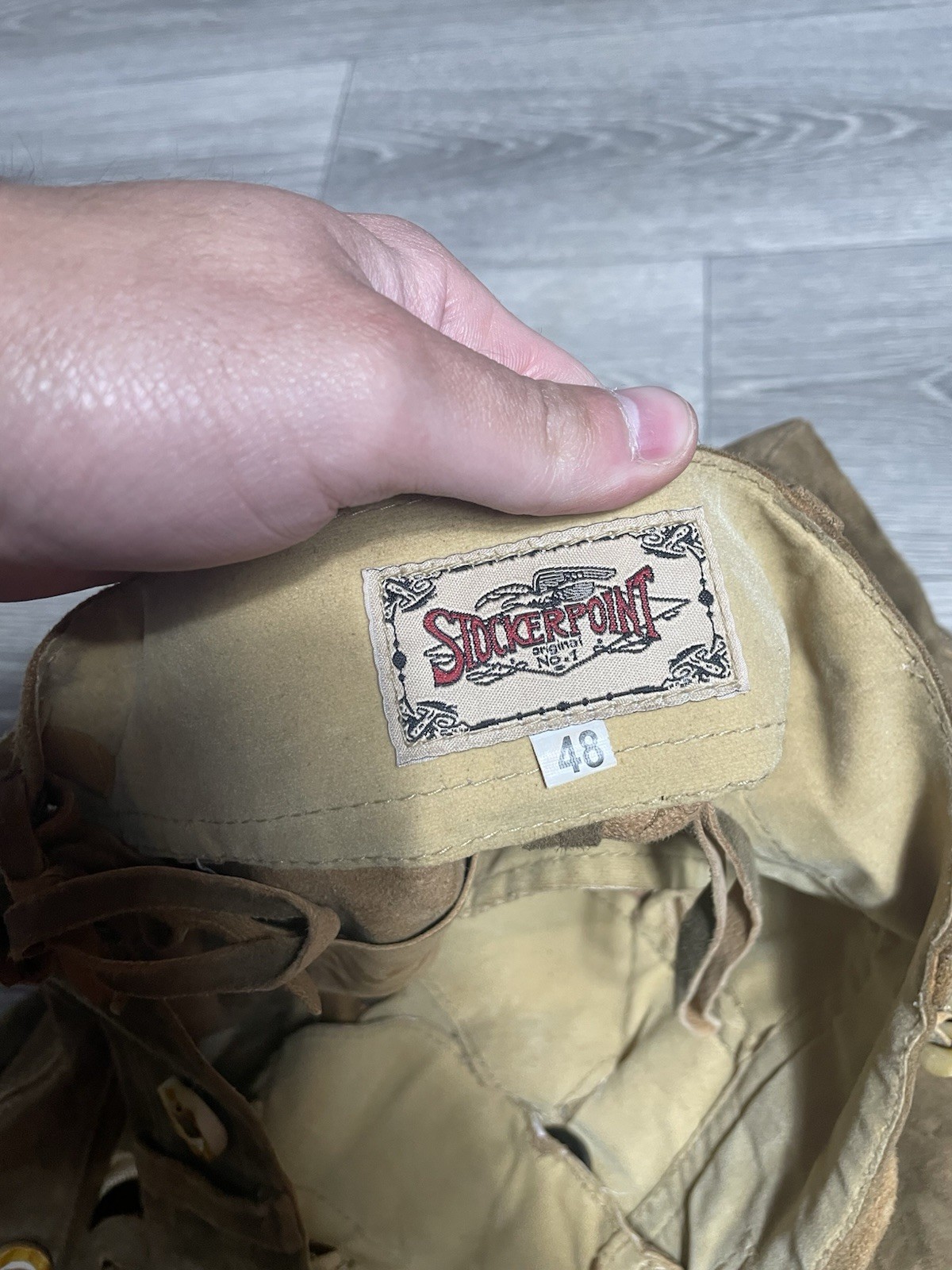 Vintage STOCKERPOINT Traditional Leather Trouser Shorts Men’s Sz 48 Oktoberfest