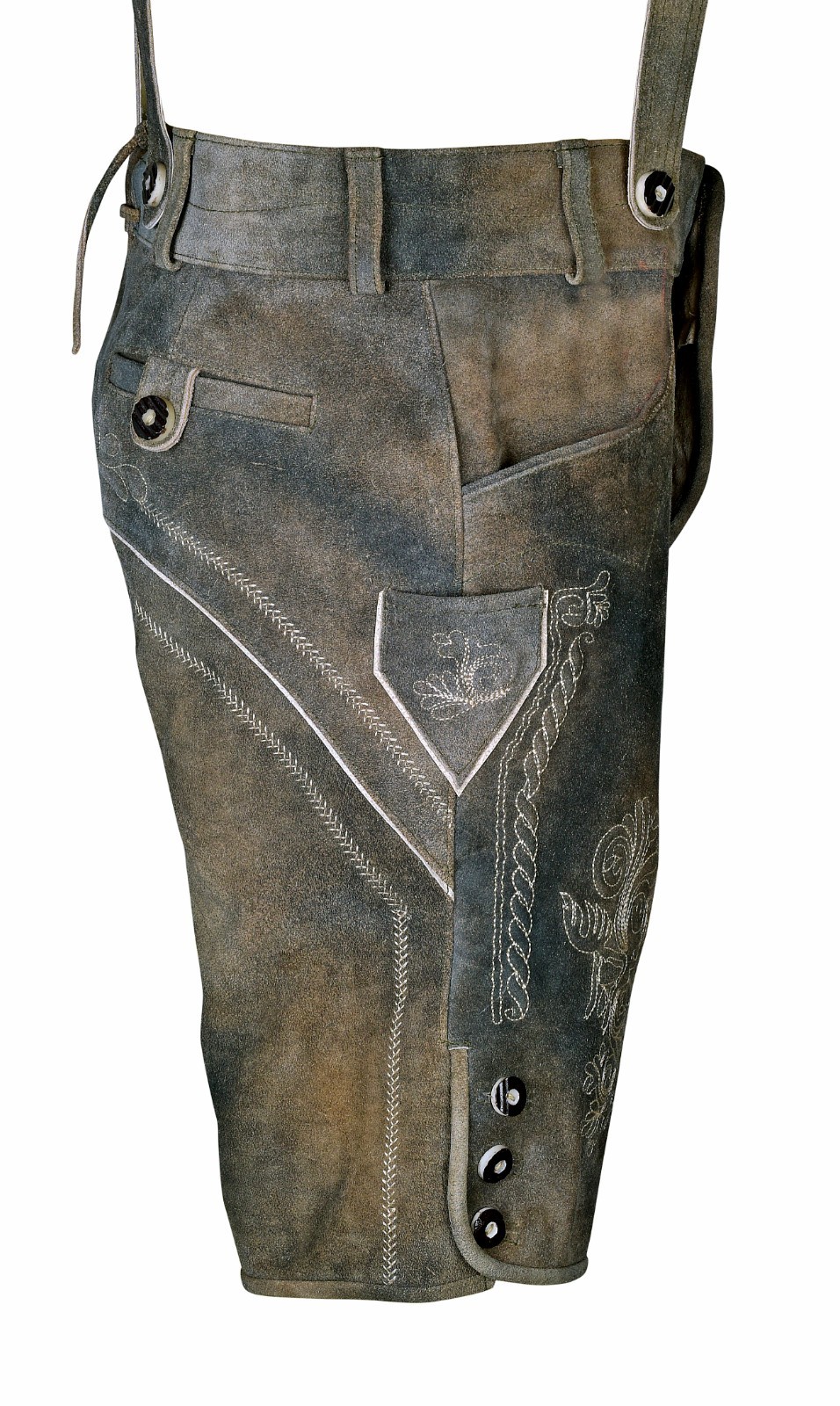 Men’s German Bavarian Lederhosen Leather Shorts Trachten Oktoberfest Wears
