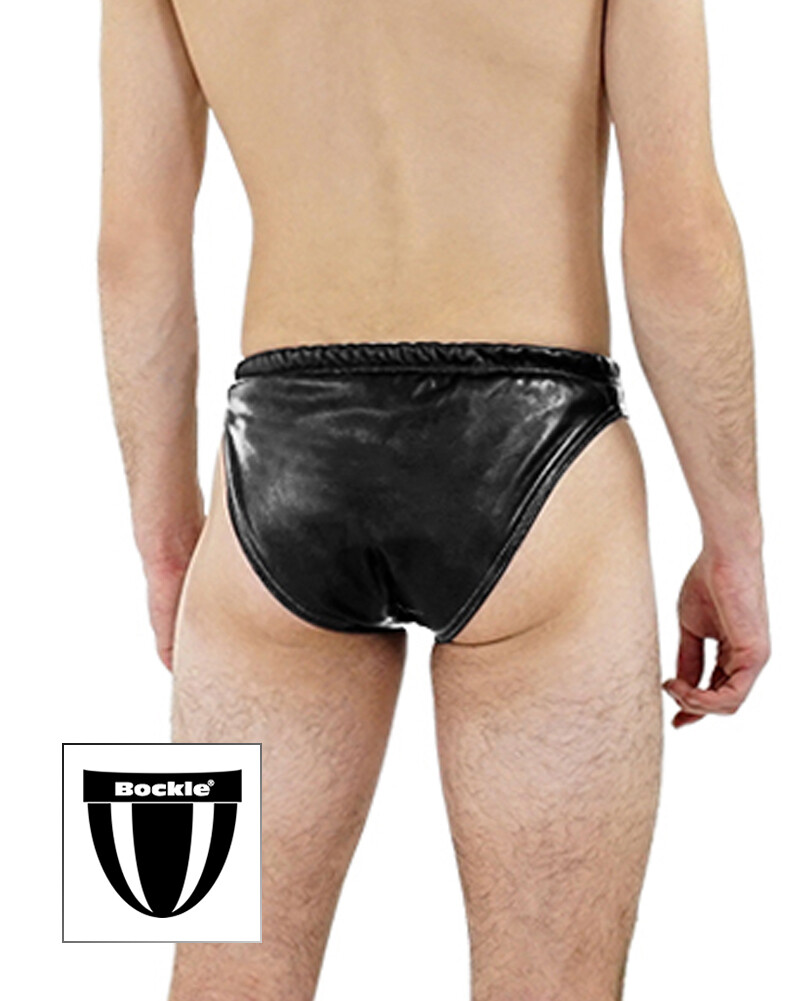Bockle® Leather Slip Sexy Herren Leder Unterwäsche Brief Gay Pants