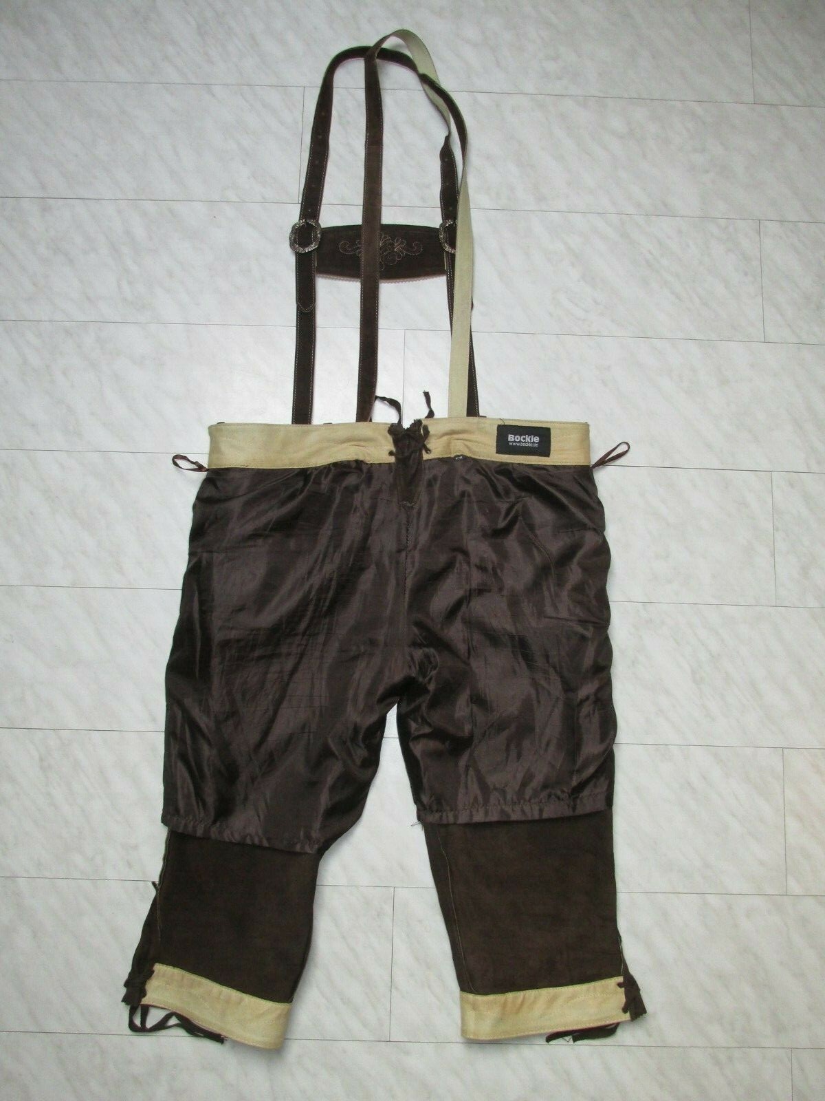80s Knee High Leather Pants with V Straps Gay Size 58 Inside Smooth Leather/PL Very Soft