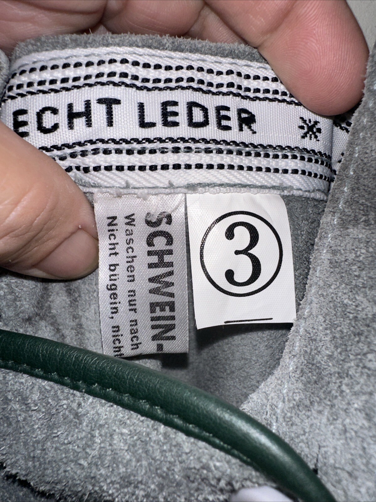 Austria Vtg Early 1960s Lederhosen Soft Leather boys Sz 3 11″ w x 9″ pants Vguc