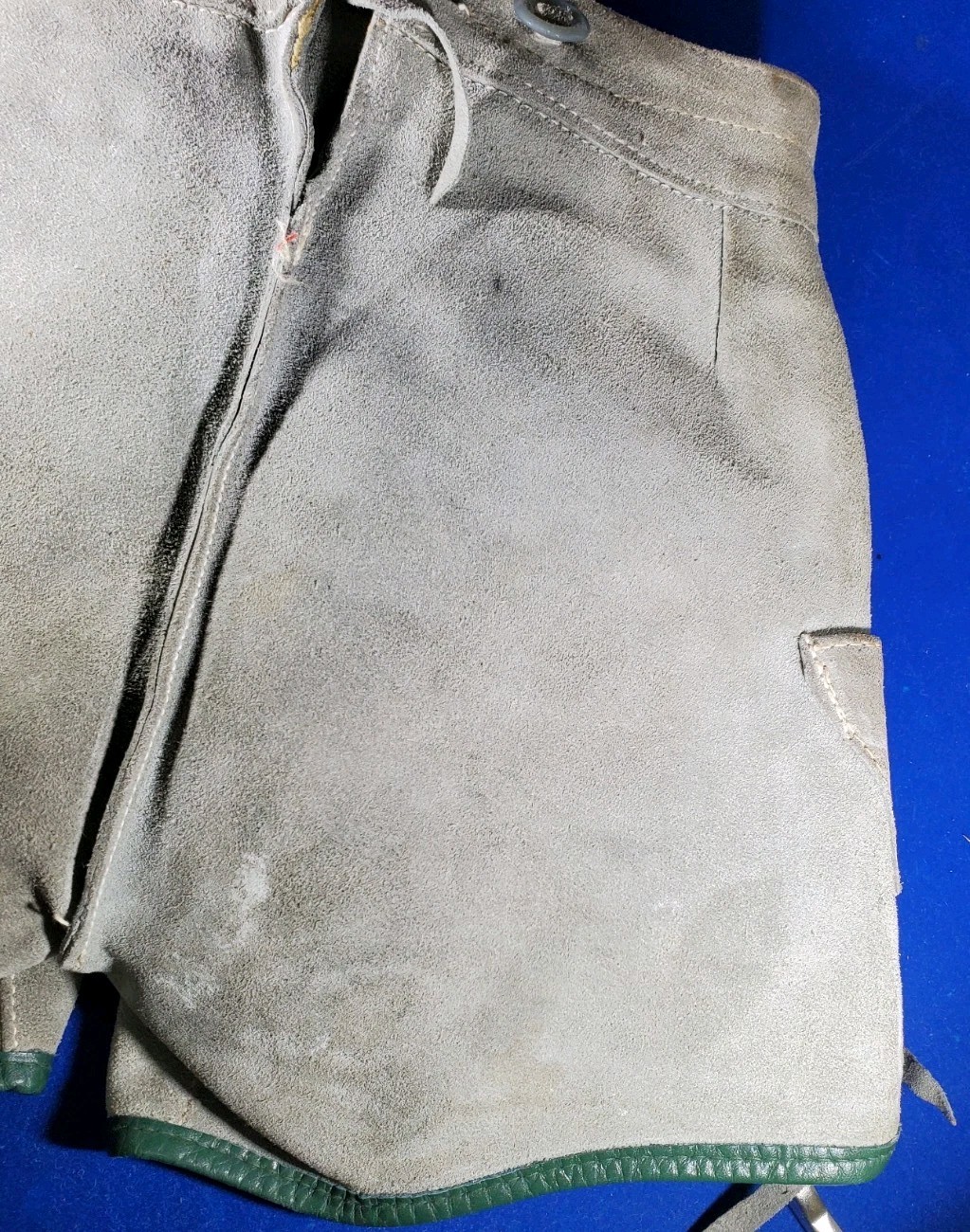 Vintage Boys Lederhosen Bavarian Short All Suede Oktoberfest Authentic Leather