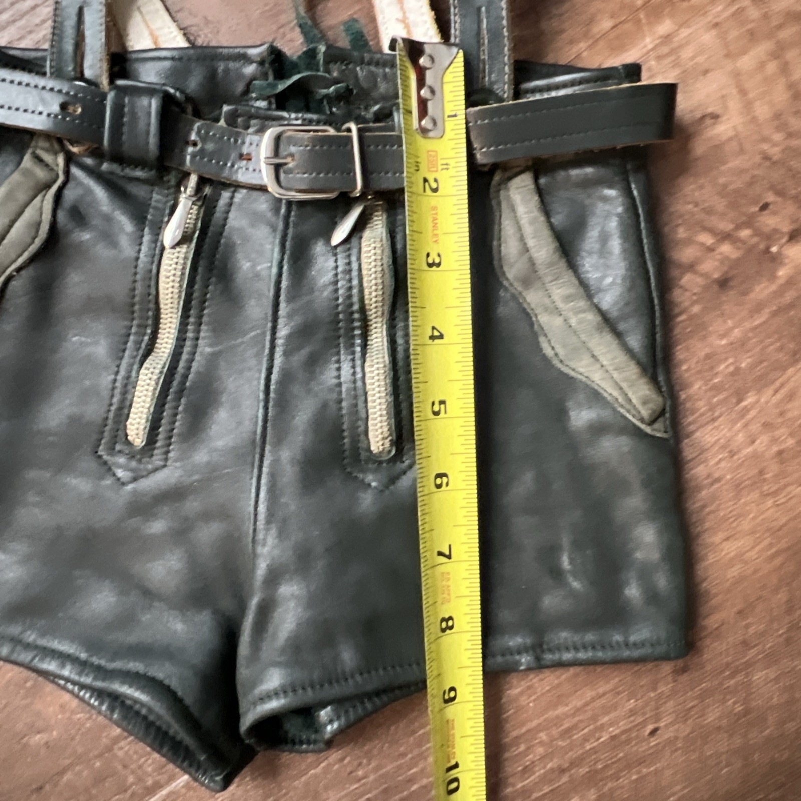 Lederhosen German Child Shorts Authentic Vintage Suede Leather German