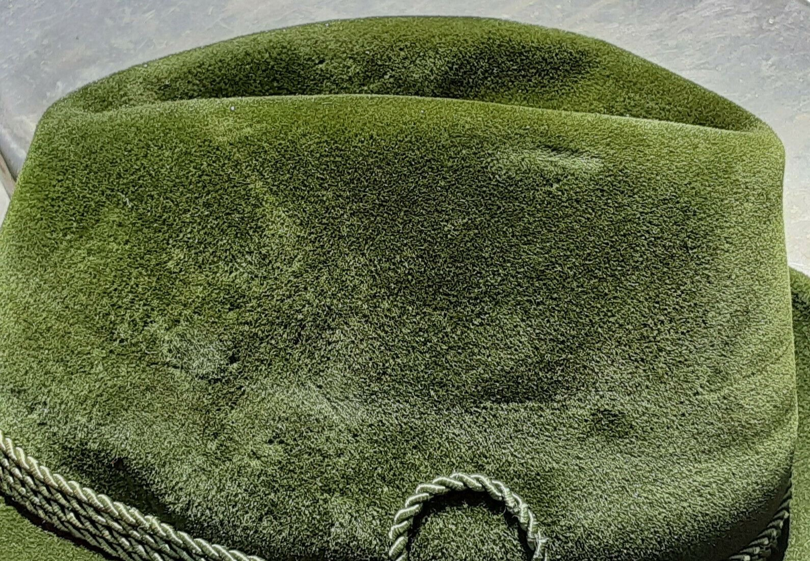 VINTAGE GERMAN GREEN Bavarian INNSBRUCK Mountain HAT by COLLINS SOUCZEK 61w6