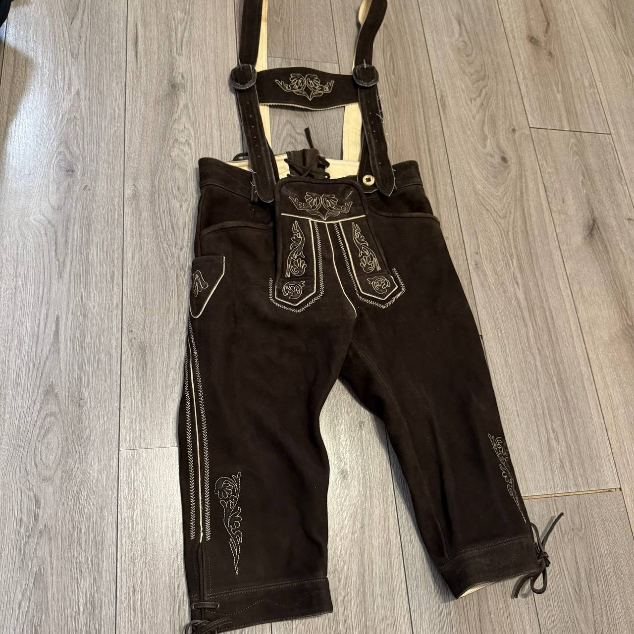 Kruger Buam Men’s Lederhosen Germany Traditional Model 910