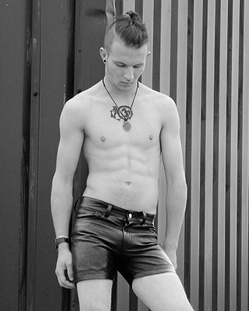 Bockle ® Sixteen shorts short leather pants leather shorts leather pants men’s pants gay