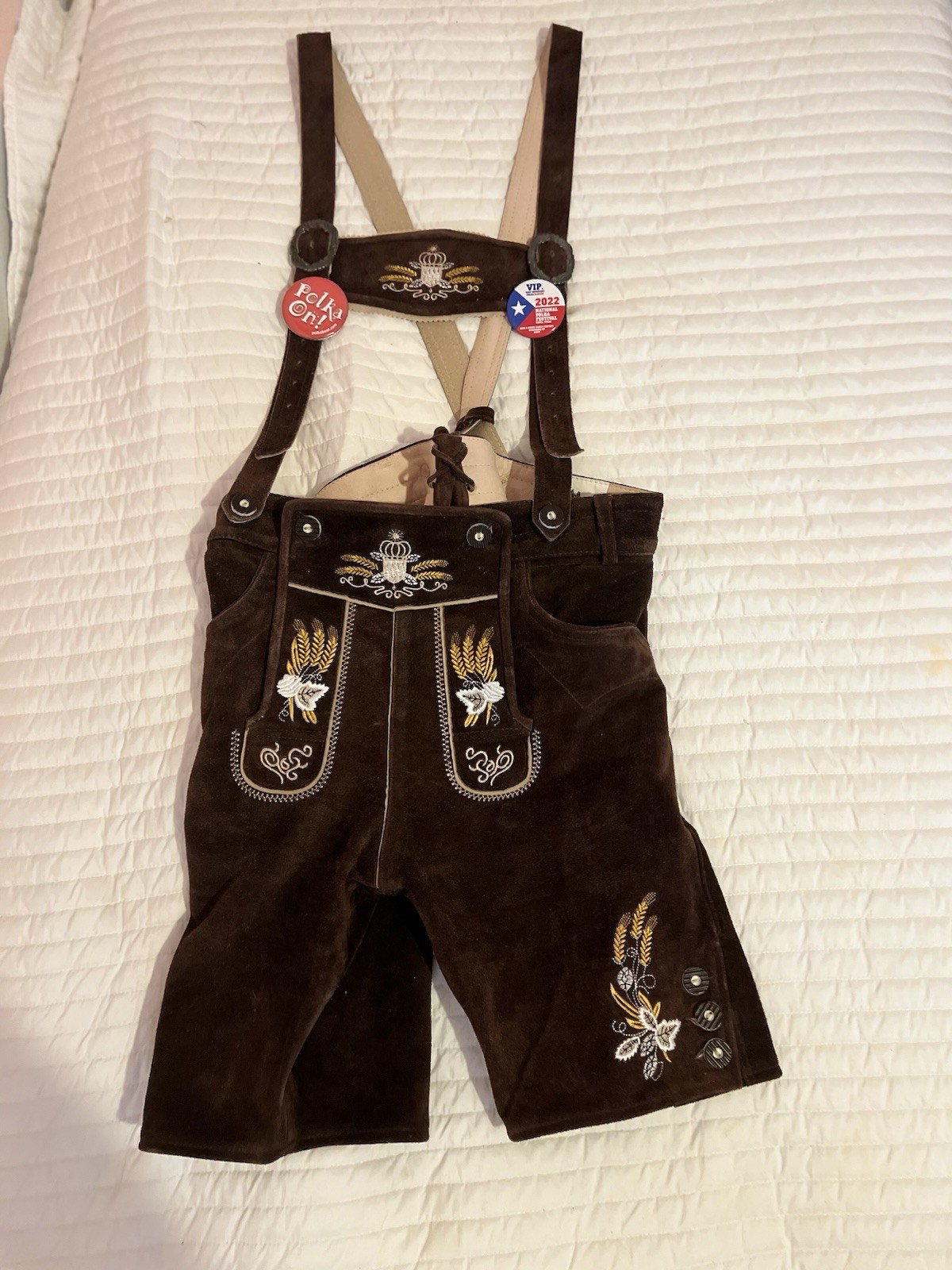 OKTOBERFEST LEDERHOSEN DARK BROWN