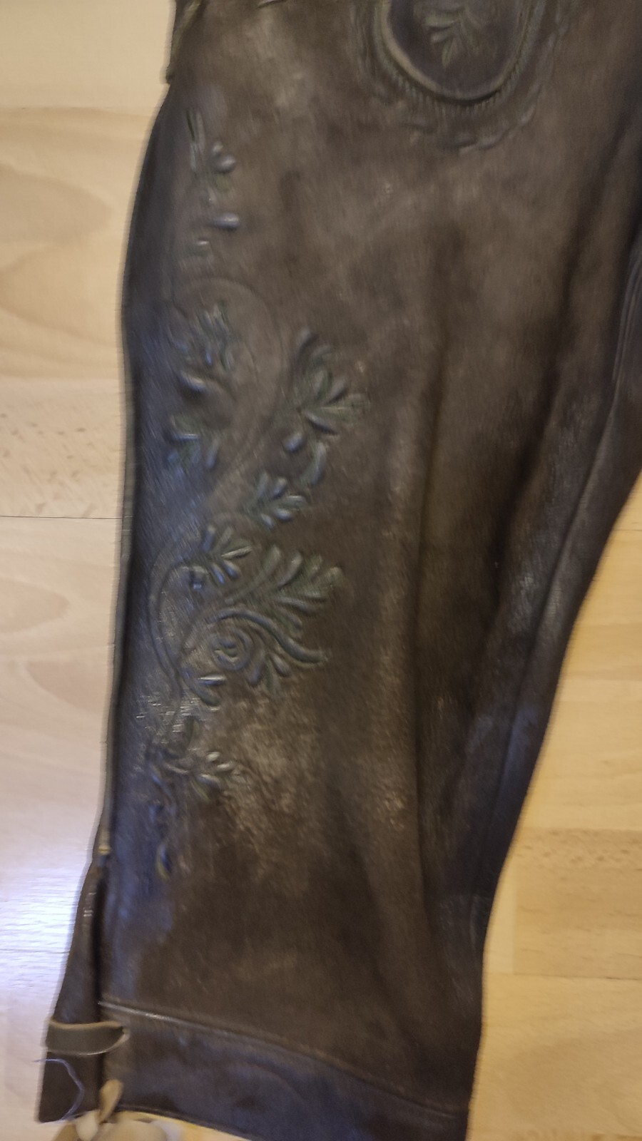 Traditional Lederhosen, knee band deer Lederhosen Fox antique brown size 48.50% reduction