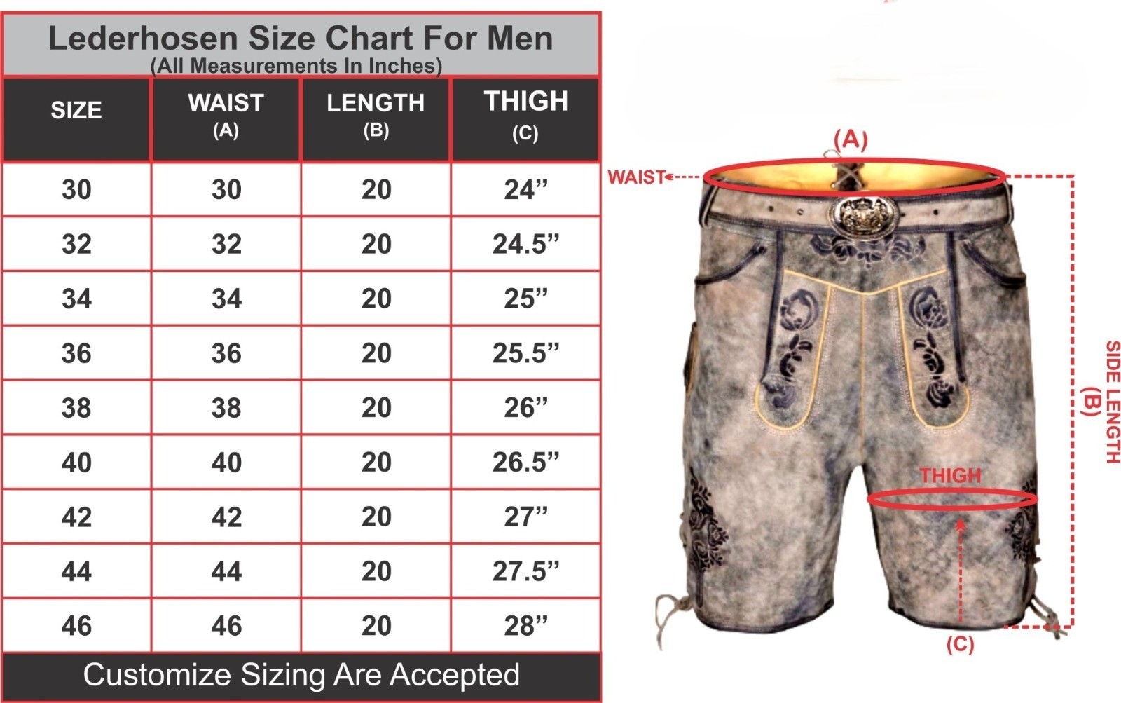Lederhosen Men Octorberfest Suede Beige Brown Antique