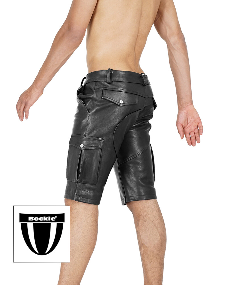 Bockle® BoB Cargo Leather Shorts Short Leather Pants Men’s Thick Leather BOCKLEDER.DE