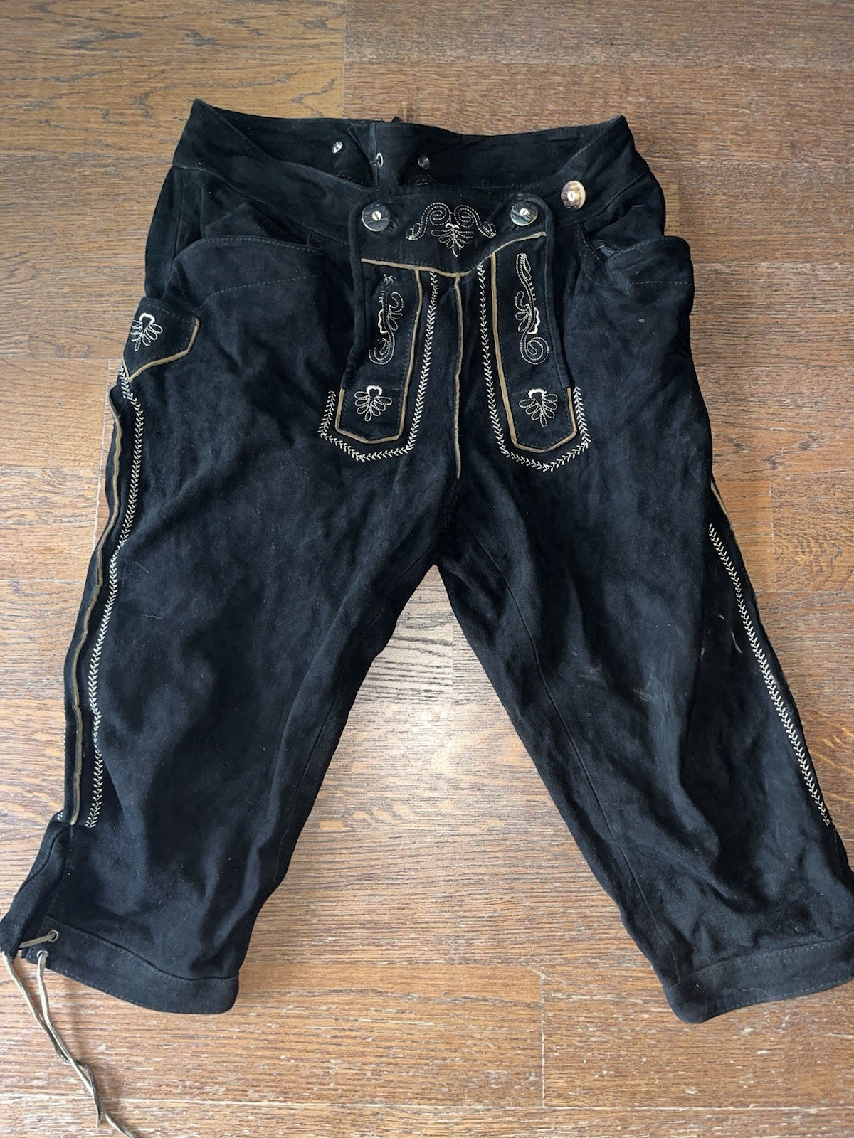Traditional Lederhosen Scandal Costume! size 52, buck black