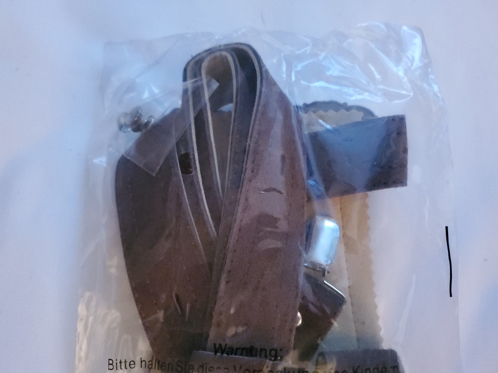 Benediktiner Weissbräu Lederhosen Suspenders German NOS Oktoberfest New Unopened