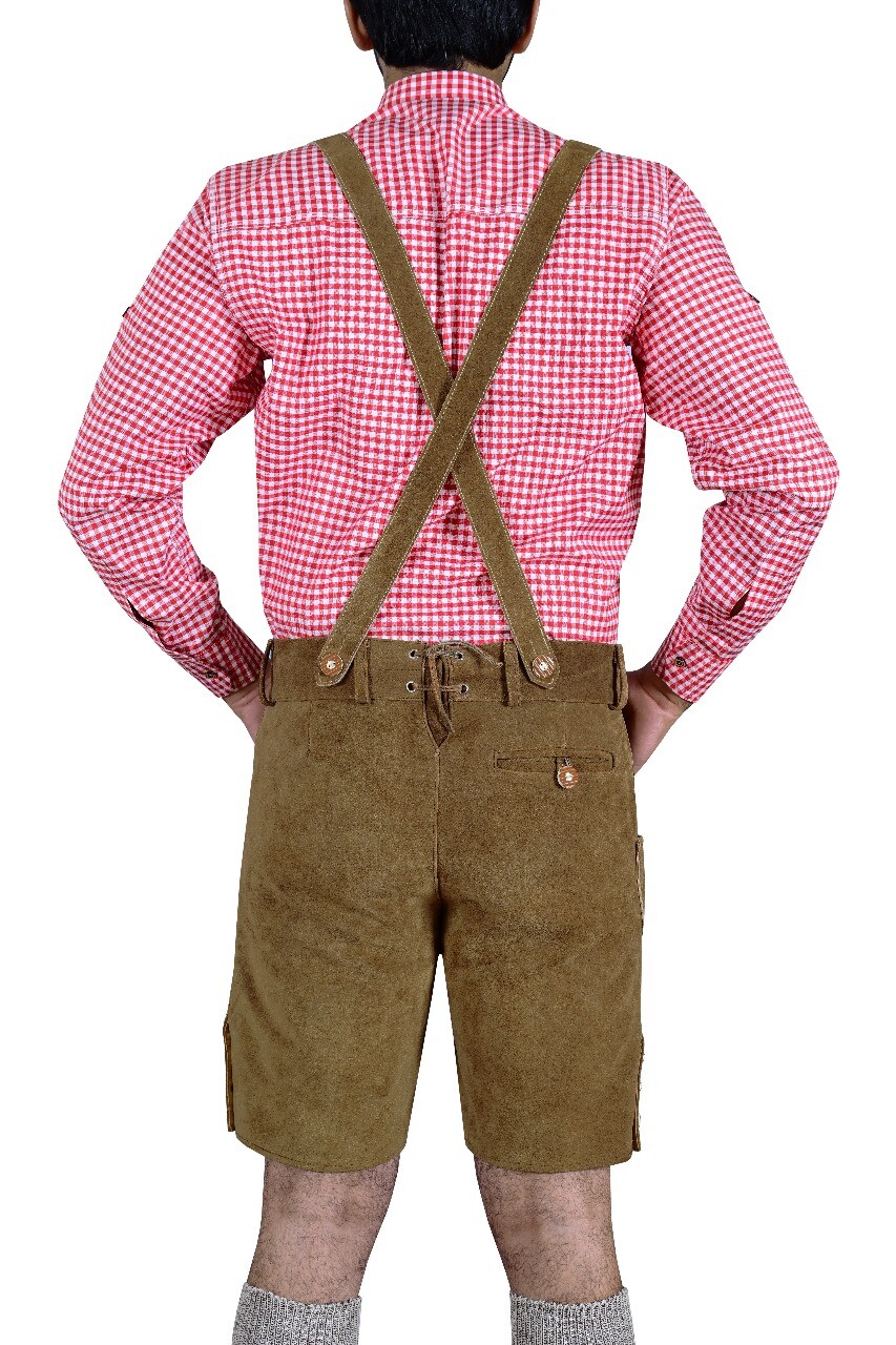 Trachten set Bavarian Oktoberfest Authentic ABOVE KNEE Lederhosen Full Dress