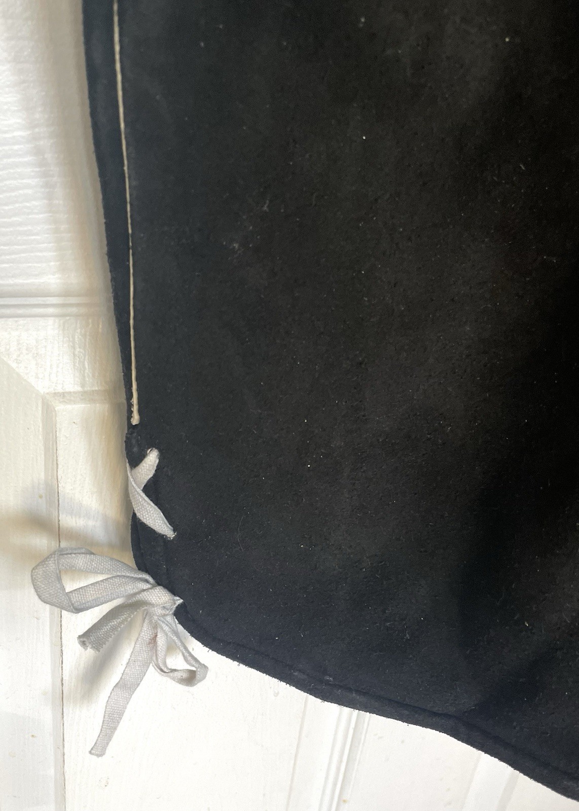NWT Authentic Men’s Black Suede Leather Lederhosen Embroidered Size 46