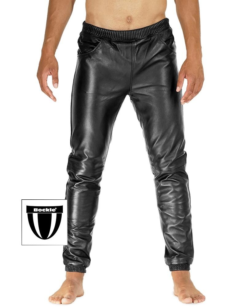 Bockle® The BOYJOG Pants Lederhosen Leather Joggers Sweatpants Leather Jean