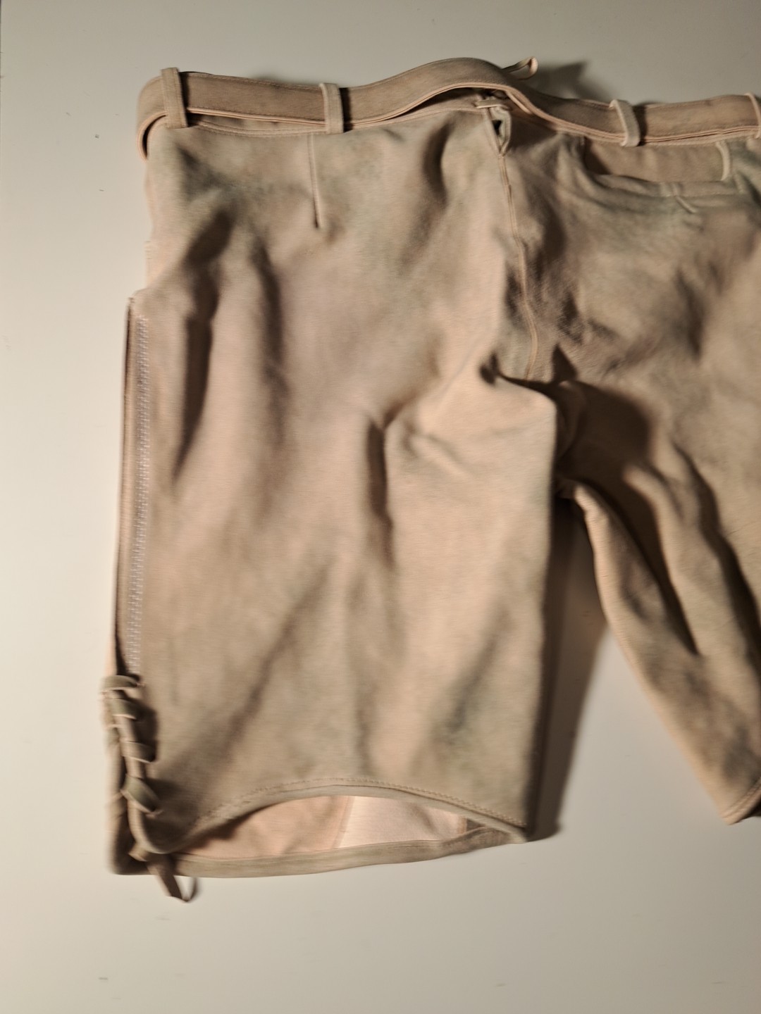 Stockerpoint Leather Pants Blonde Size 56 XXXXL New Edgar Korn Spotted Metal Buckle