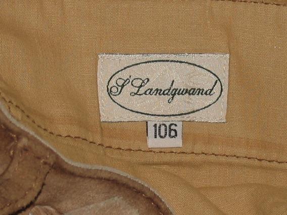 S`Landgwand – Costume/Traditional Costume Kniebund- Leather Pants IN Brown Size