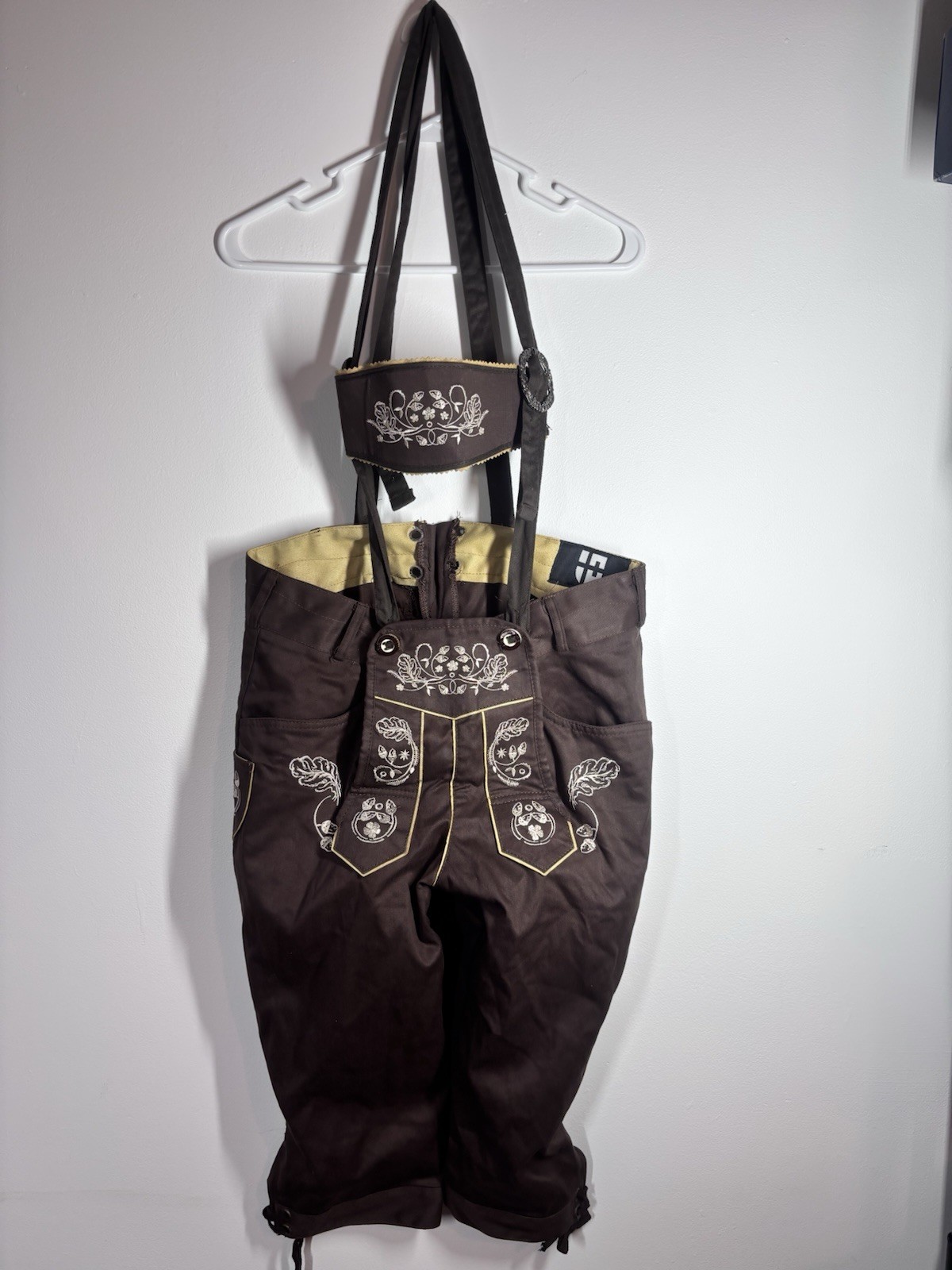 Bavarian Long Mens Bundhosen Oktoberfest Outfit