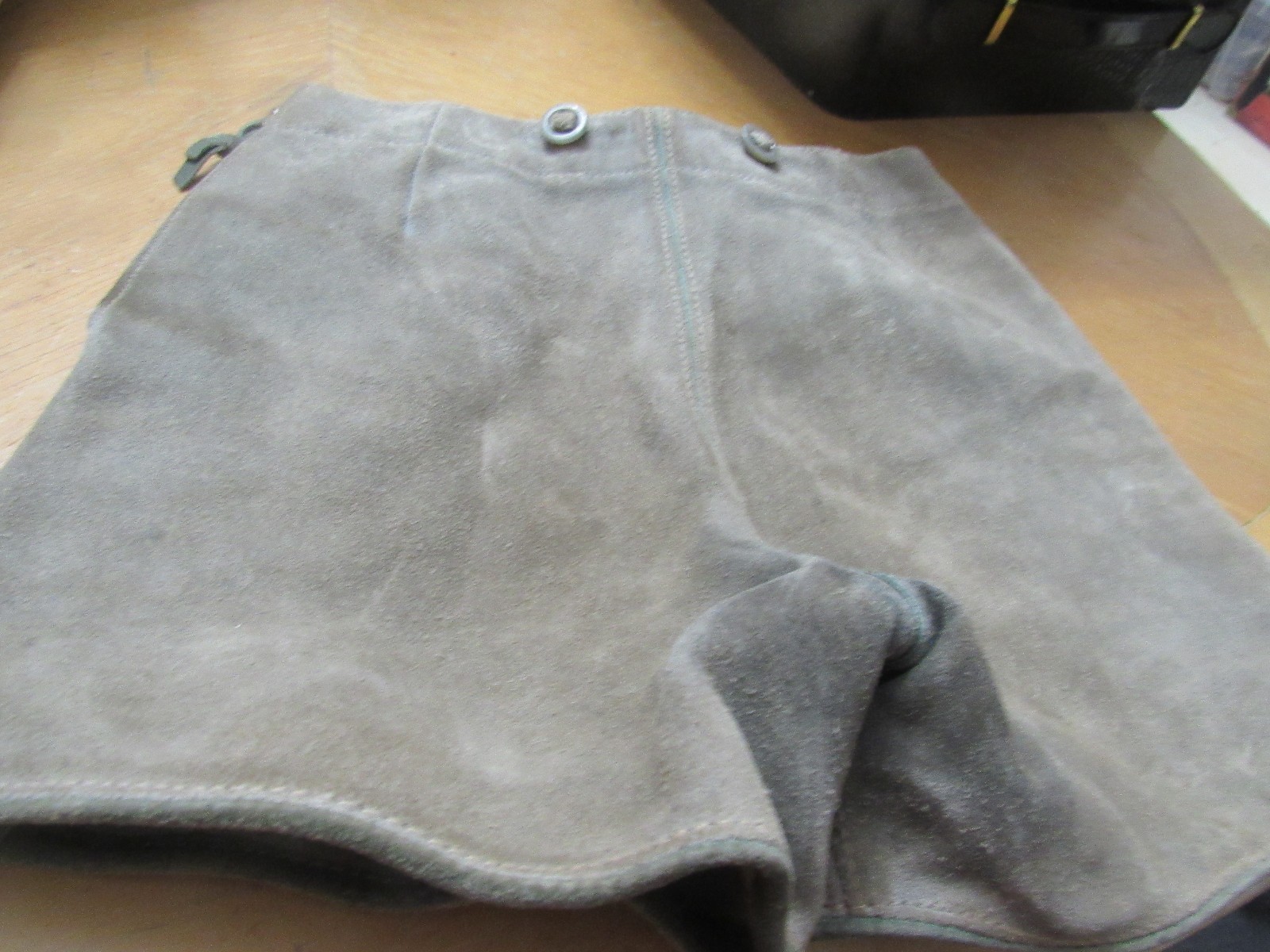 Boys/Toddler Oktoberfest German Gray Lederhosen Leather Pants Child Euro size 3