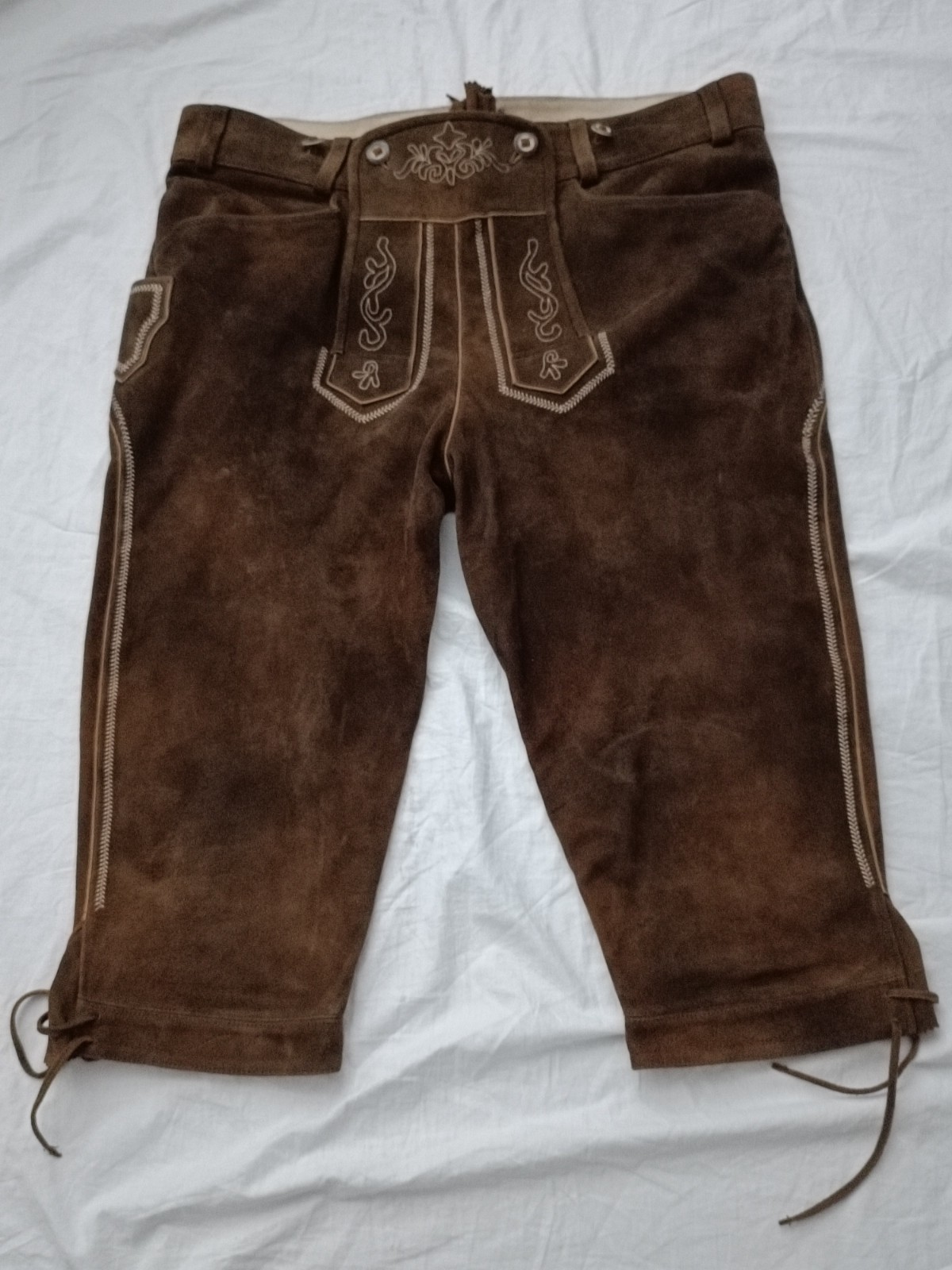 Spieth & Wensky Lederhosen 56 XL Suede Leather Trouser Oktoberfest Trachten