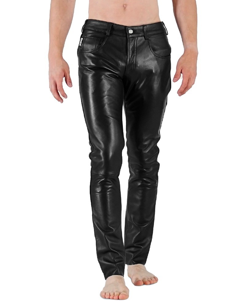 Bockle ® 3 BoB leather pants leather pants leather jeans men’s real leather Bockleder.de