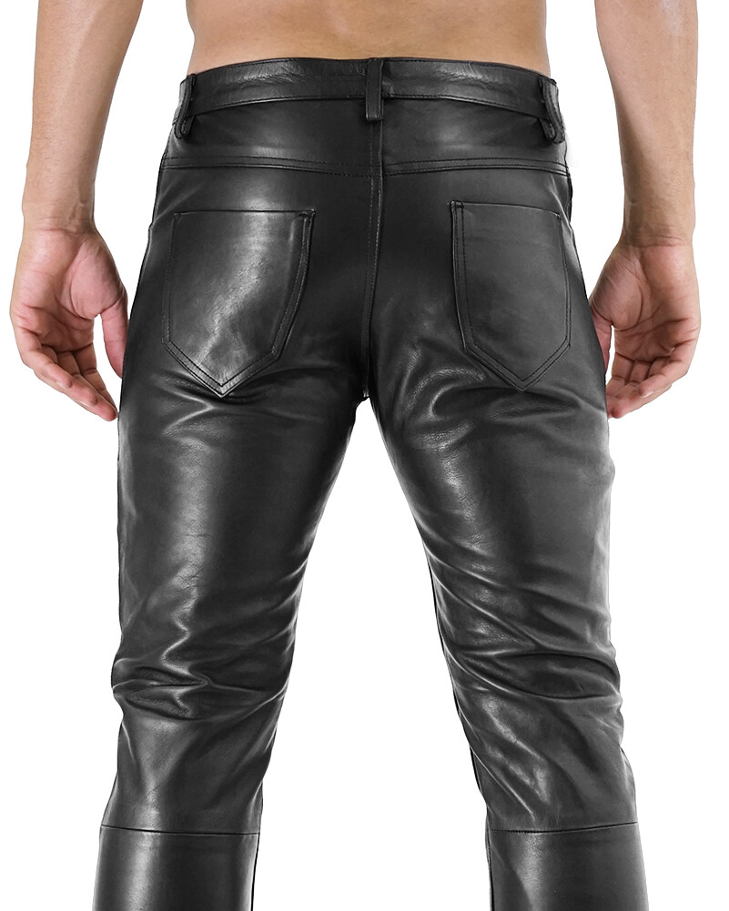 Bockle® NEW 411 Lamb Leather Pants Herren Lederhose Lederjeans EchtBOCKLEDER.DE